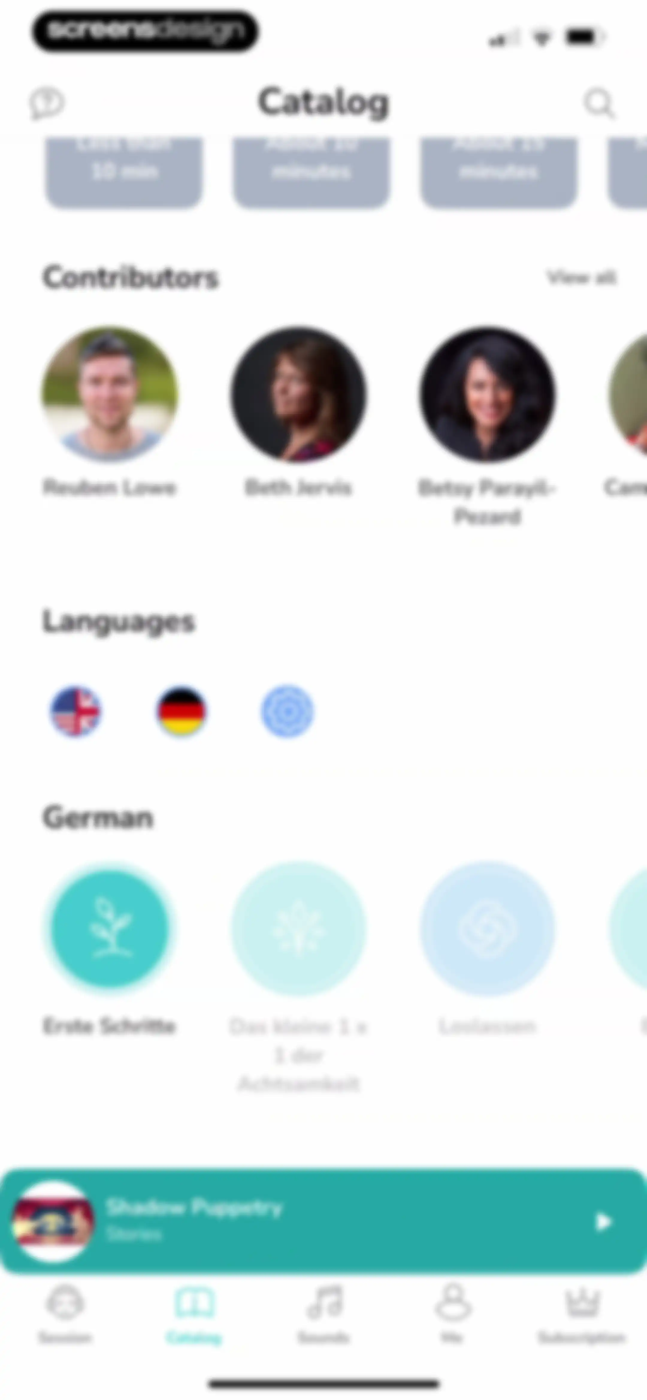 Petit BamBou: Mindfulness screen 99