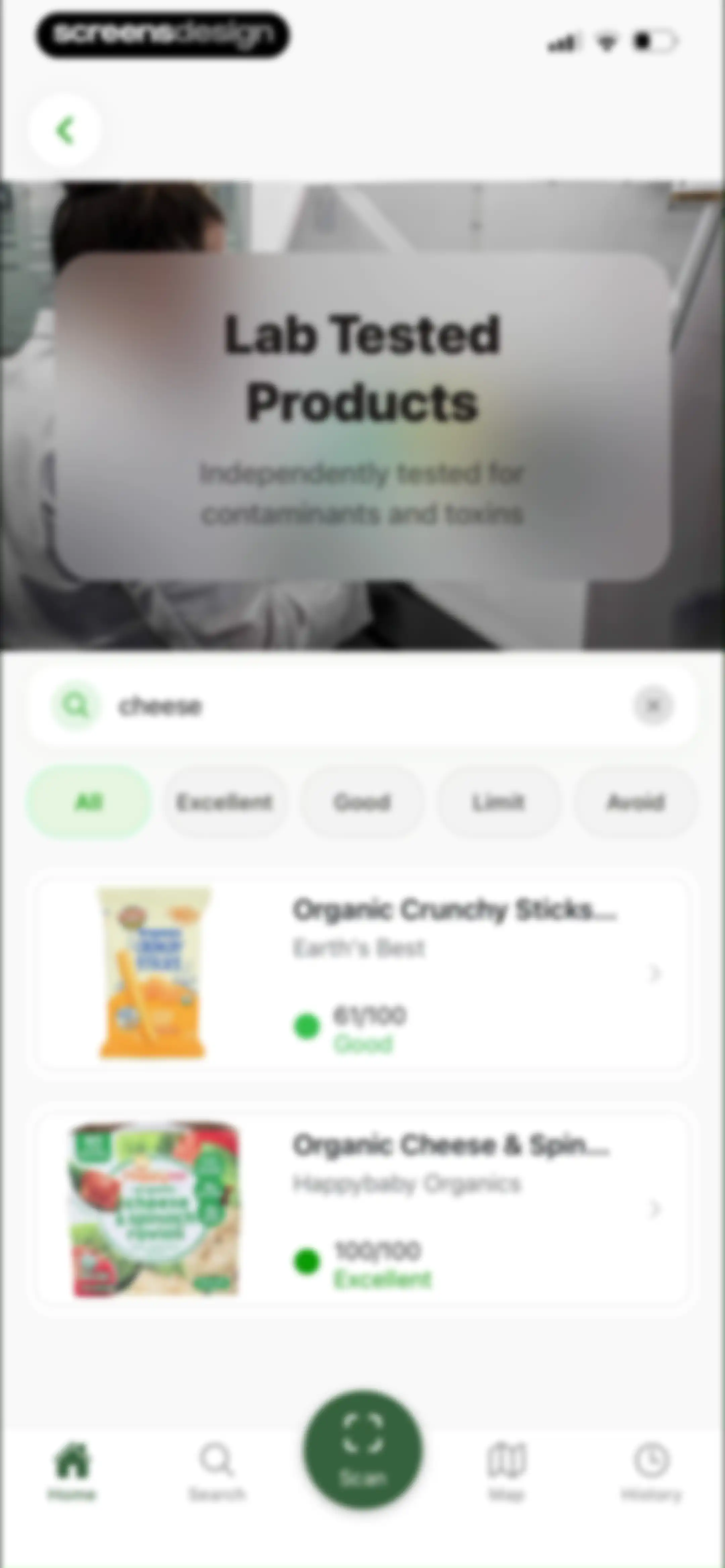 Olive: Food & Cosmetic Scanner screen 73