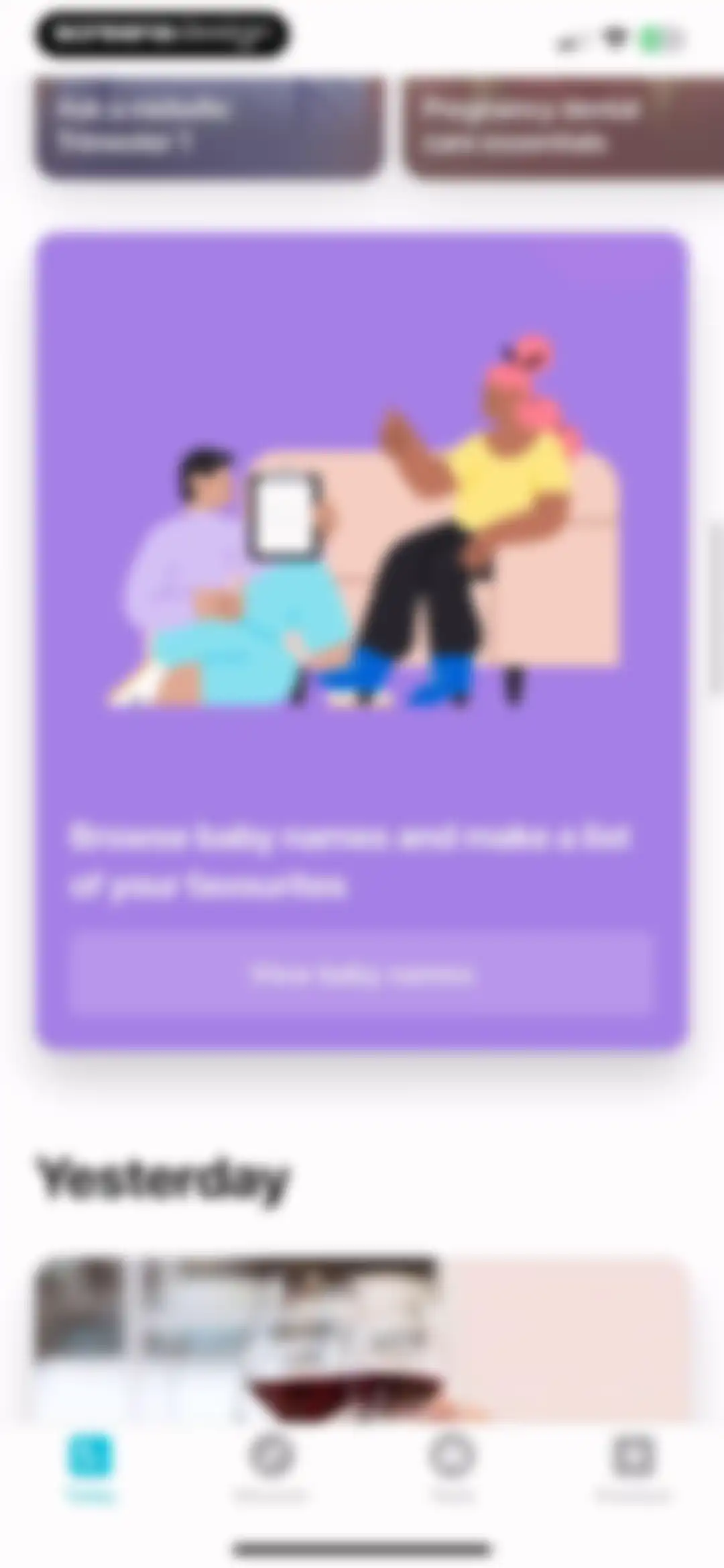 Pregnancy + | Tracker App screen 27