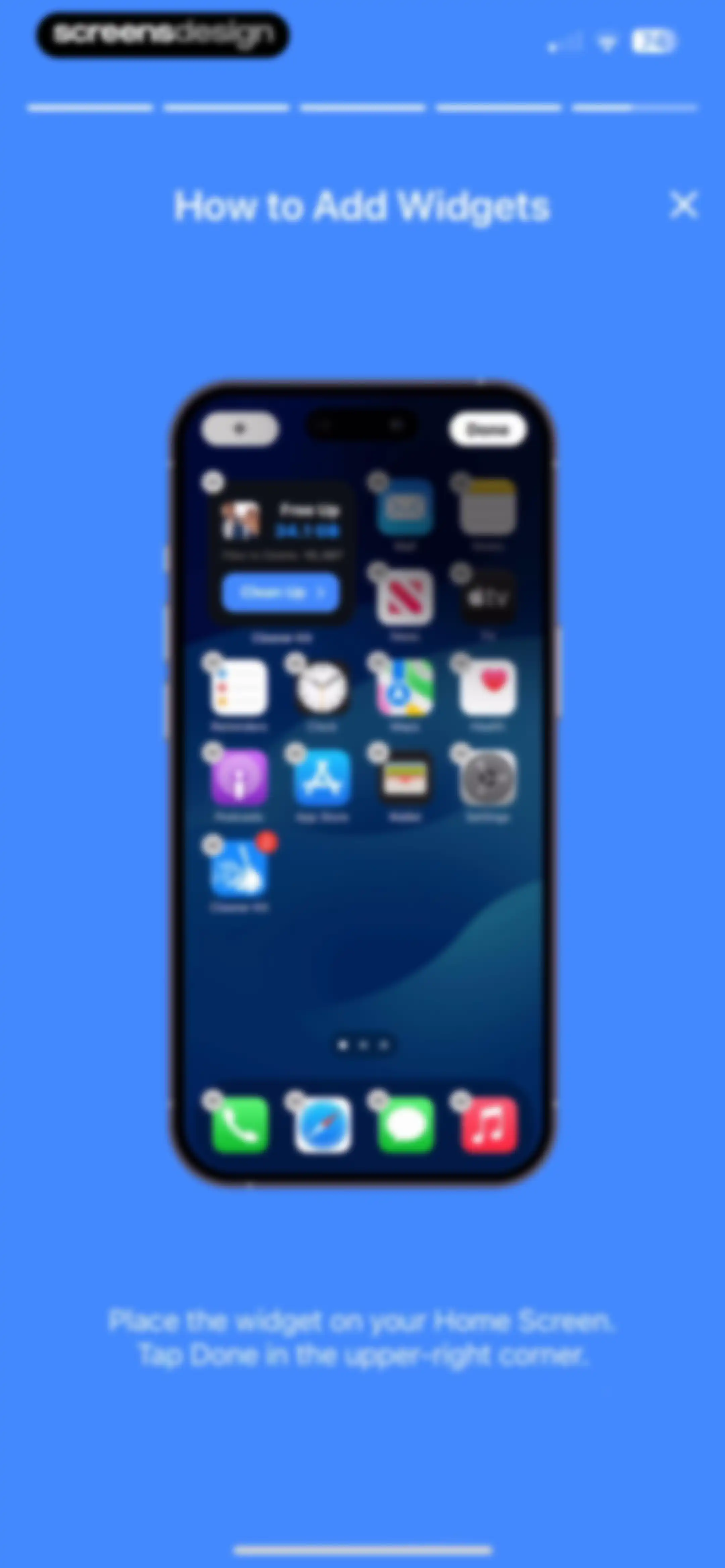 Cleaner Kit - Clean Up Storage screen 130
