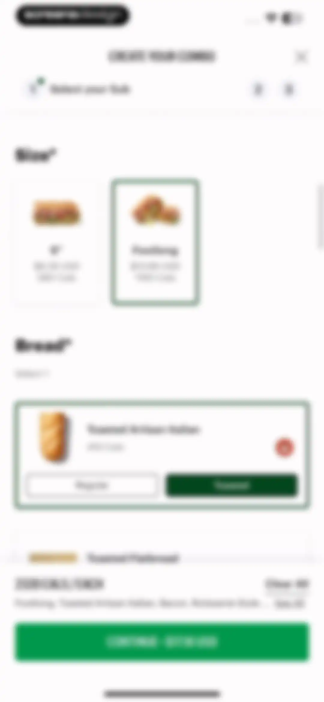 Subway® screen 24