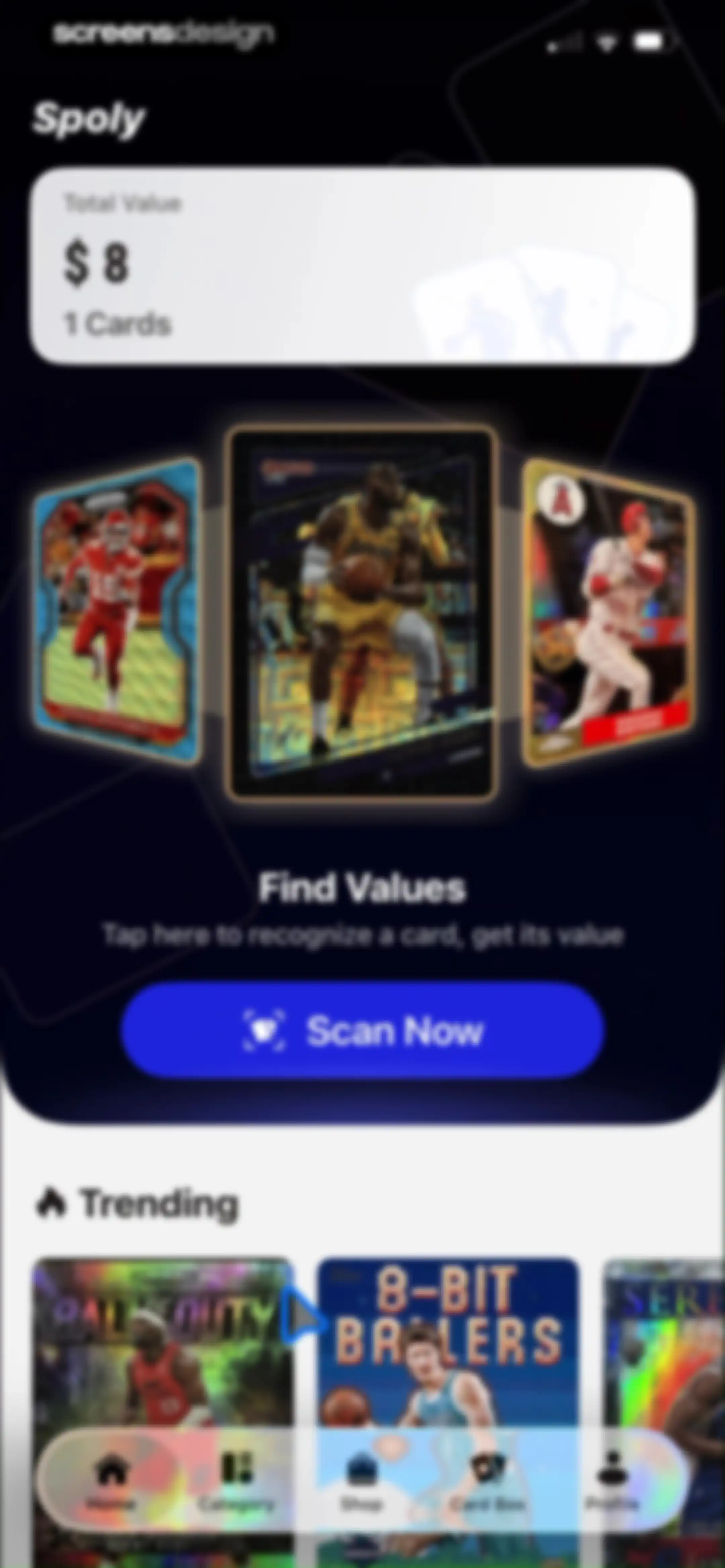 Sports Card Scanner: Spoly screen 26