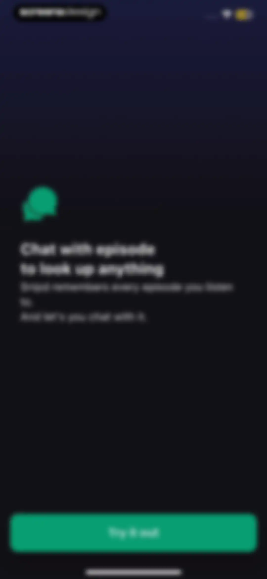 Snipd | AI Podcast Player screen 33