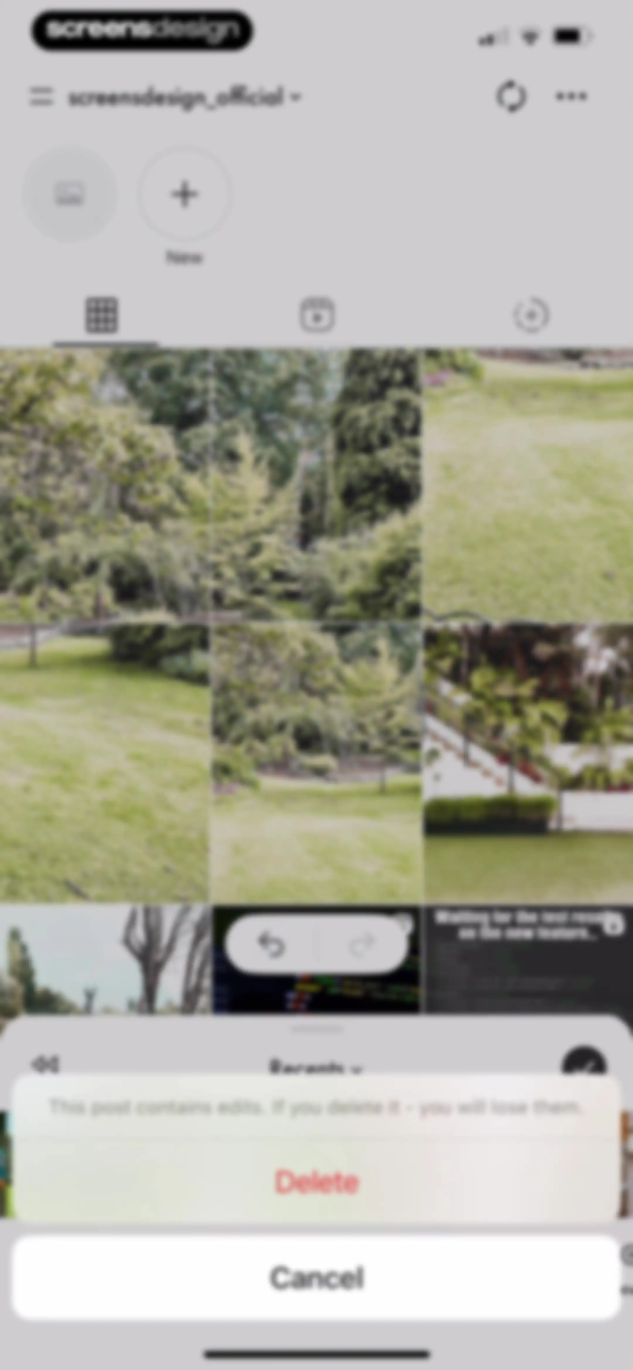 Layout for Instagram・Inpreview screen 25