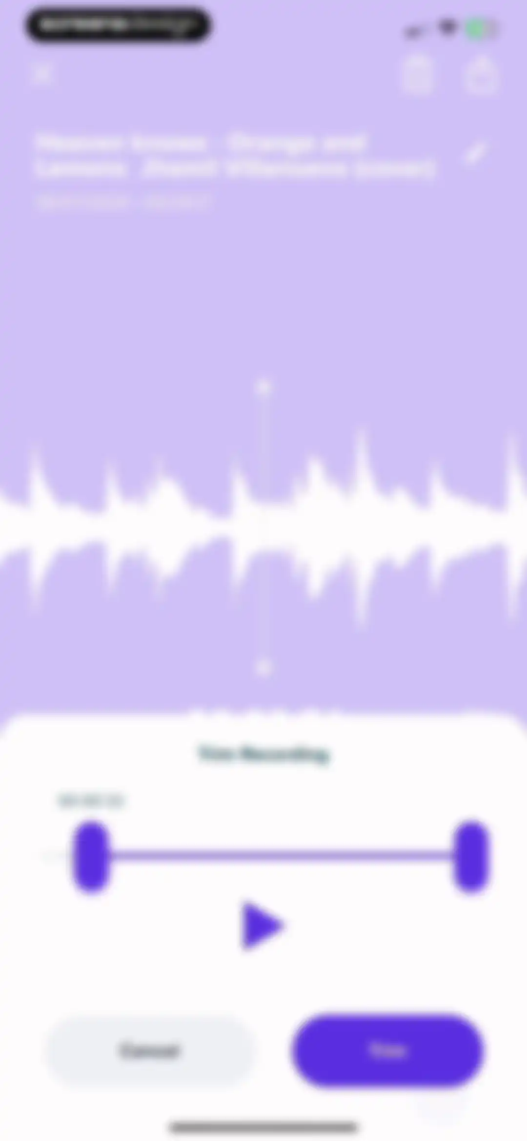 Rev: Record & Transcribe screen 14