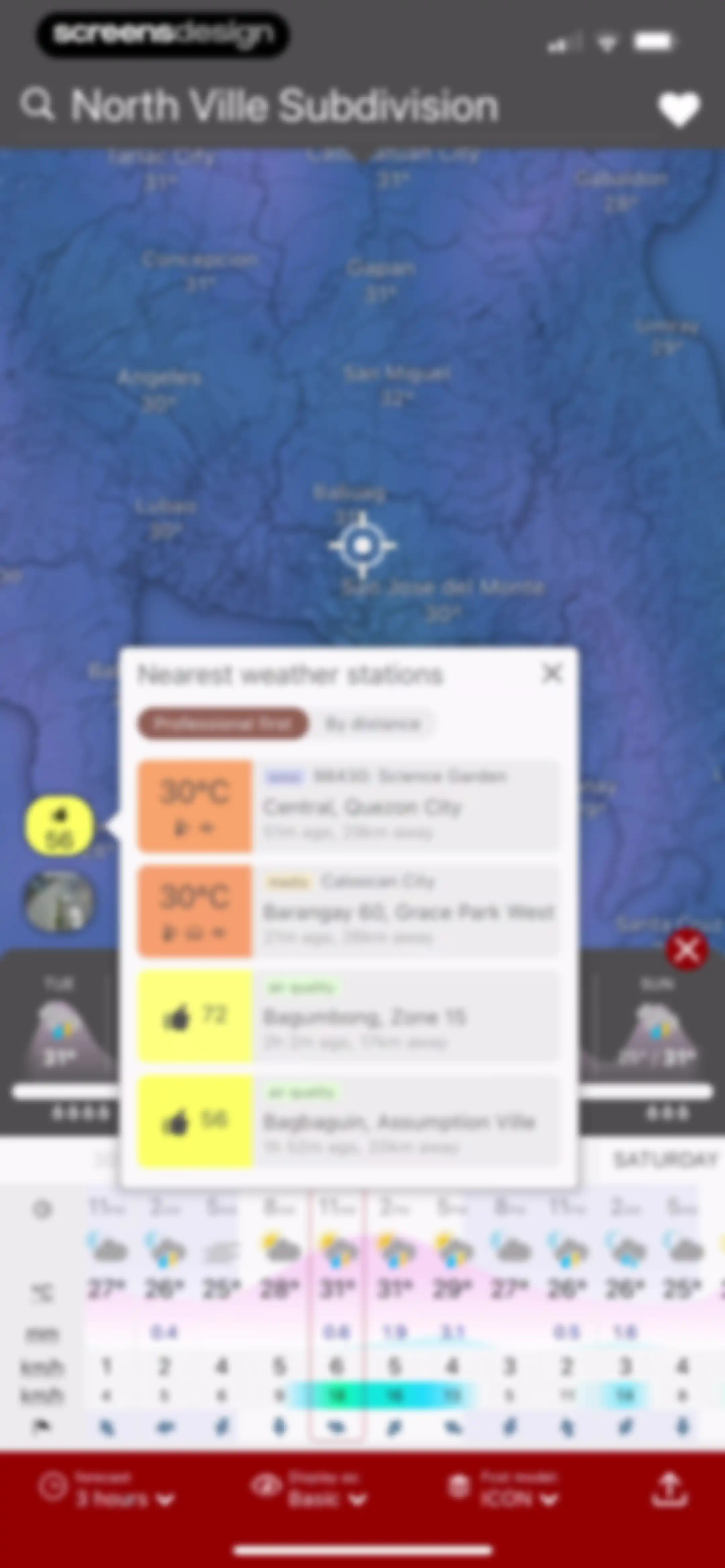 Windy.com screen 33