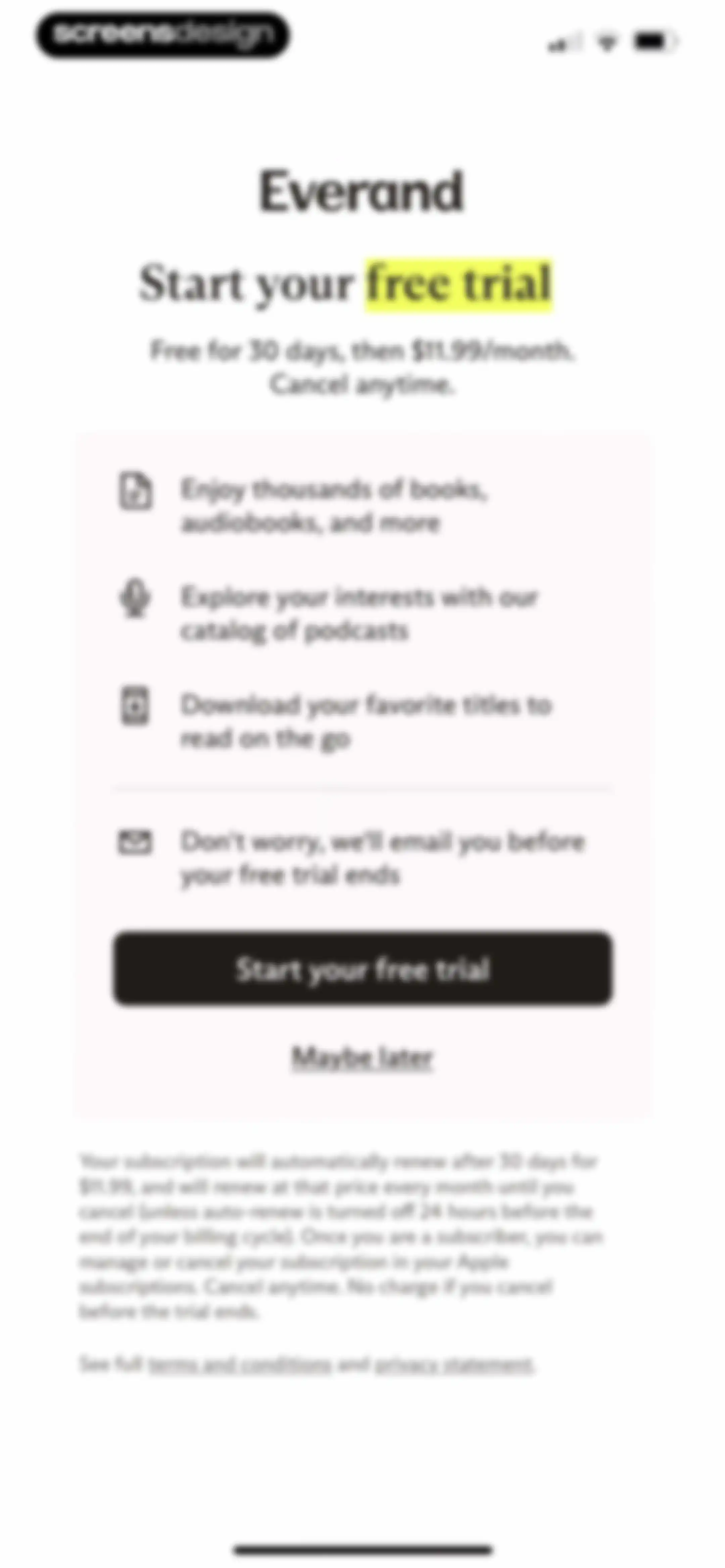 Everand: Audiobooks & Ebooks screen 10