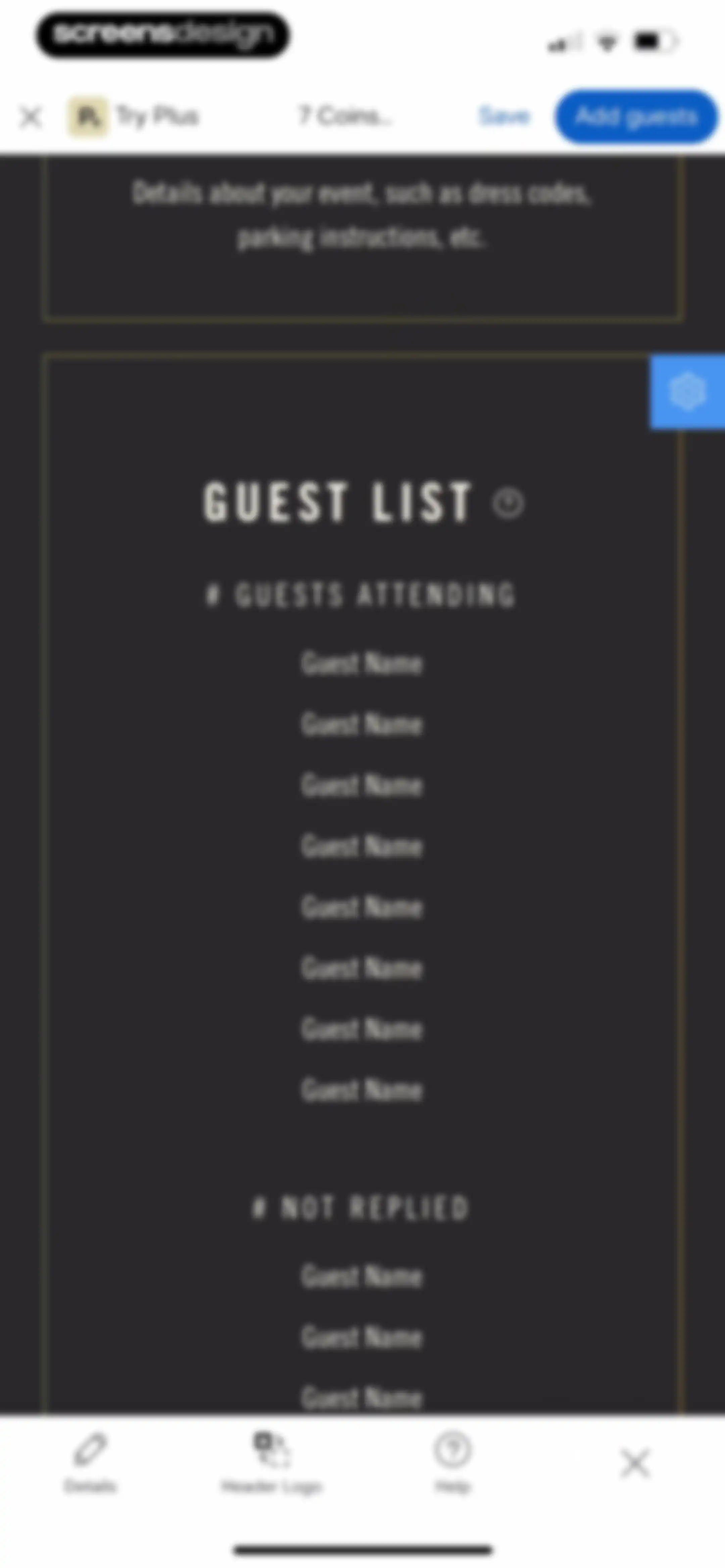 Paperless Post: Invitations screen 68