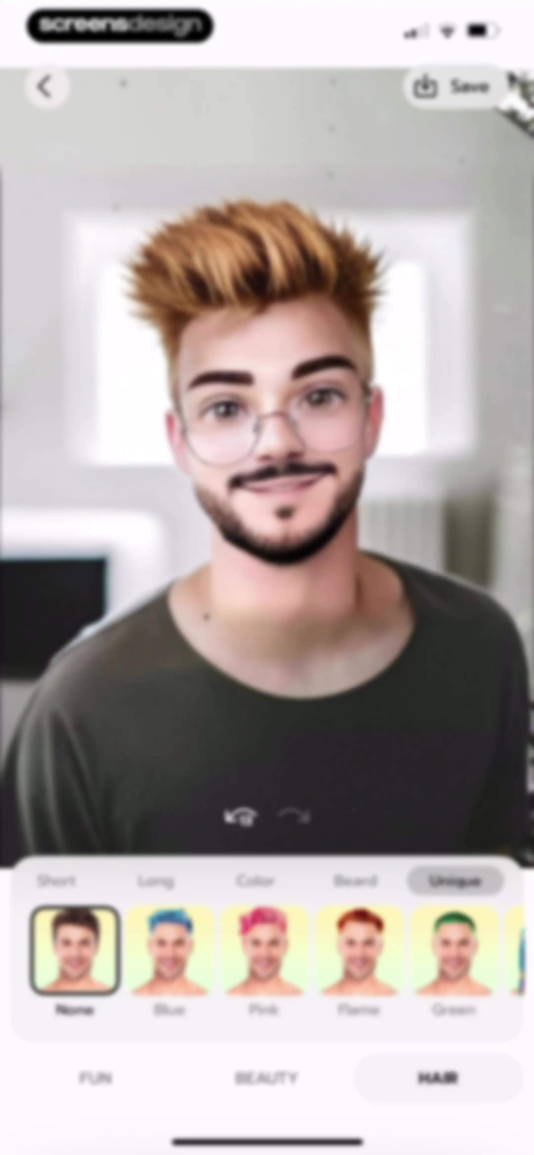 FaceLab: Face Age, Hair Filter screen 36