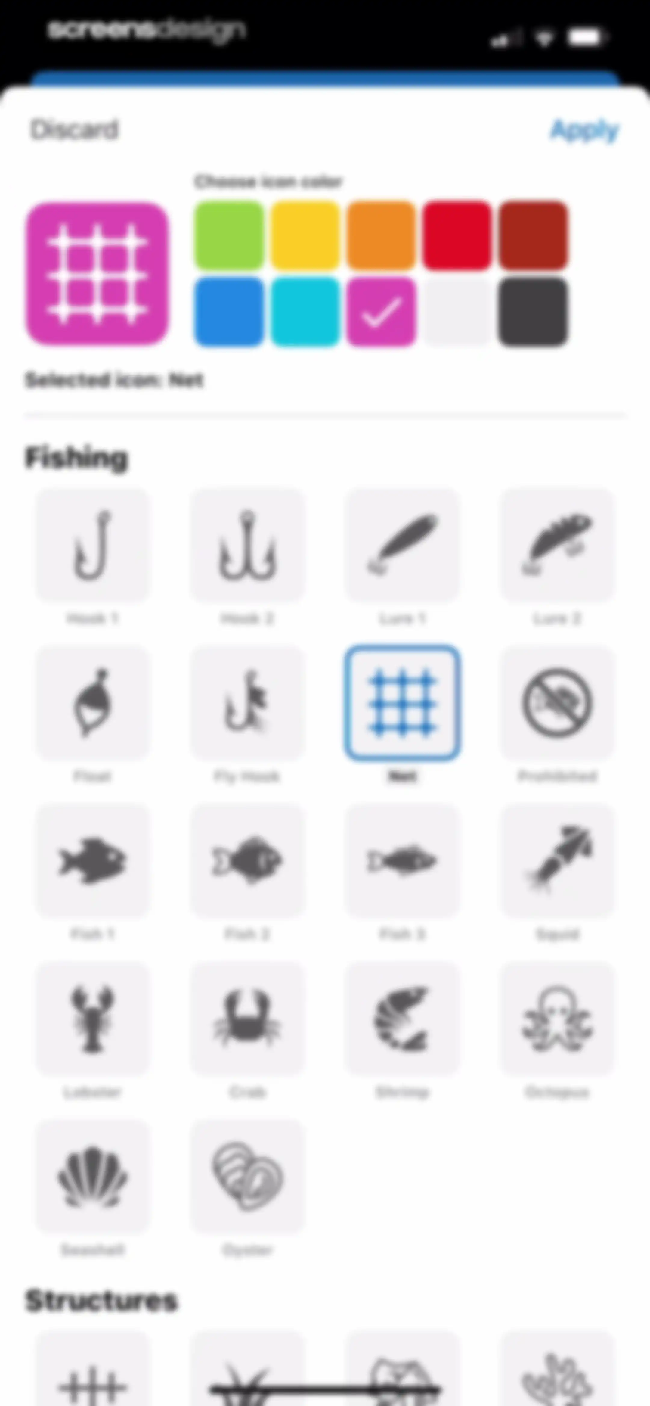 Fishing Points: Map & Forecast screen 37