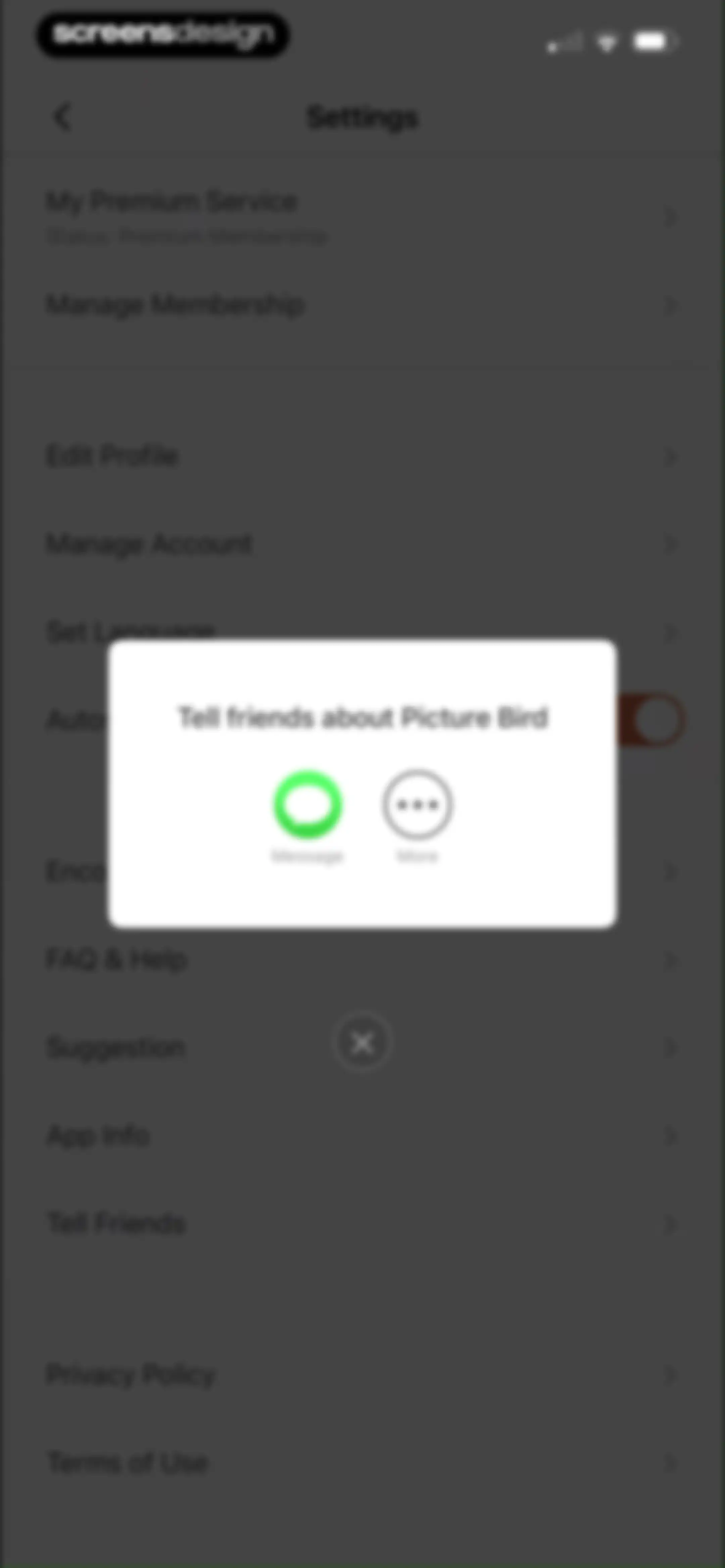 Picture Bird: Bird identifier screen 121