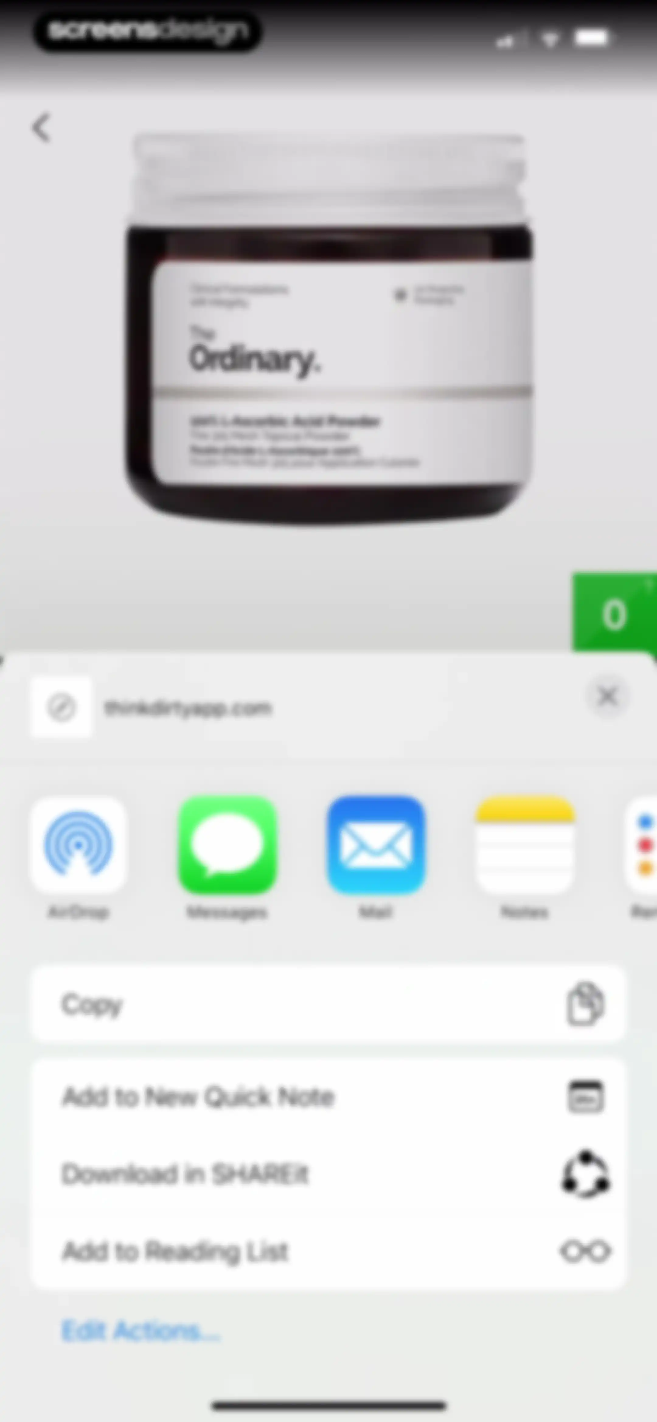 Think Dirty – Shop Clean screen 65