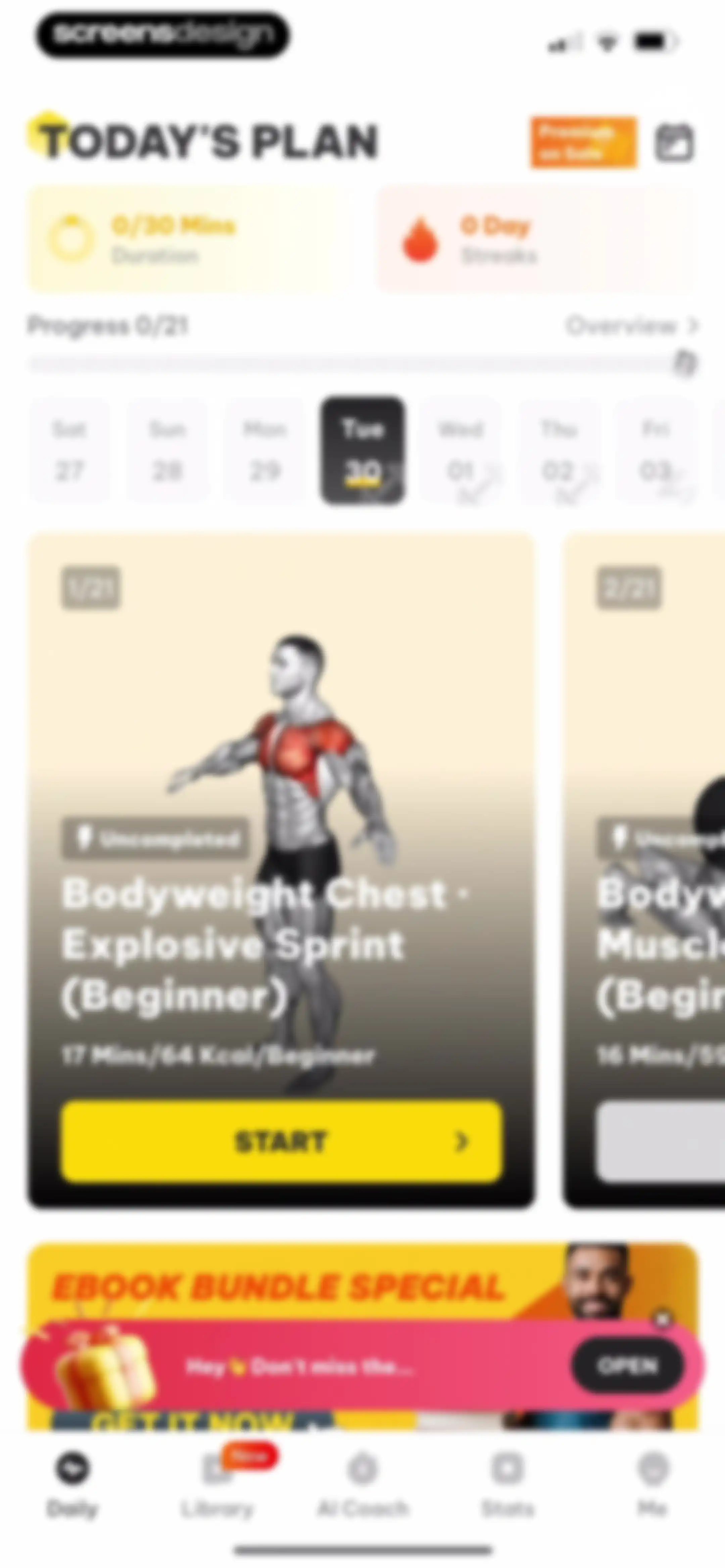 Muscle Monster Workout Planner screen 50