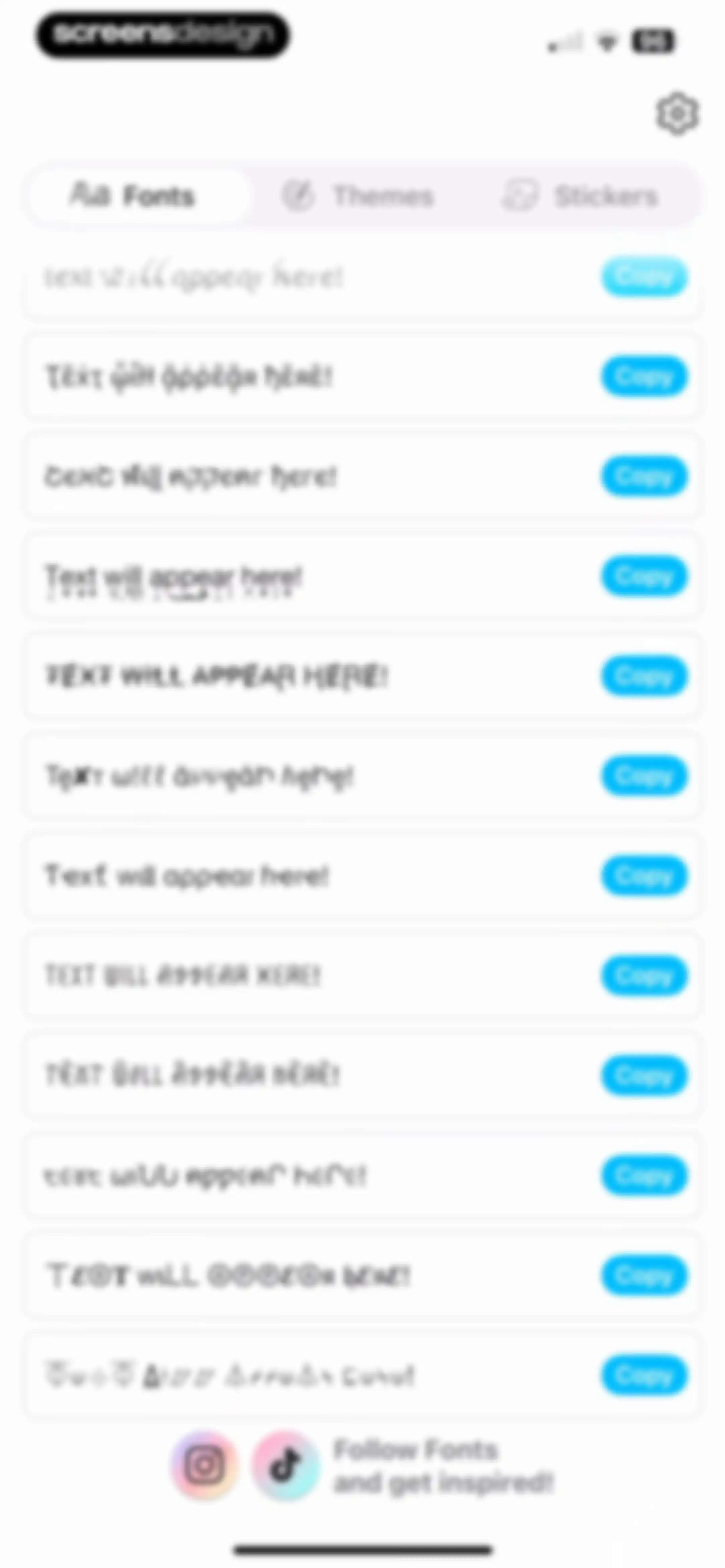 Fonts - AI Stickers screen 46