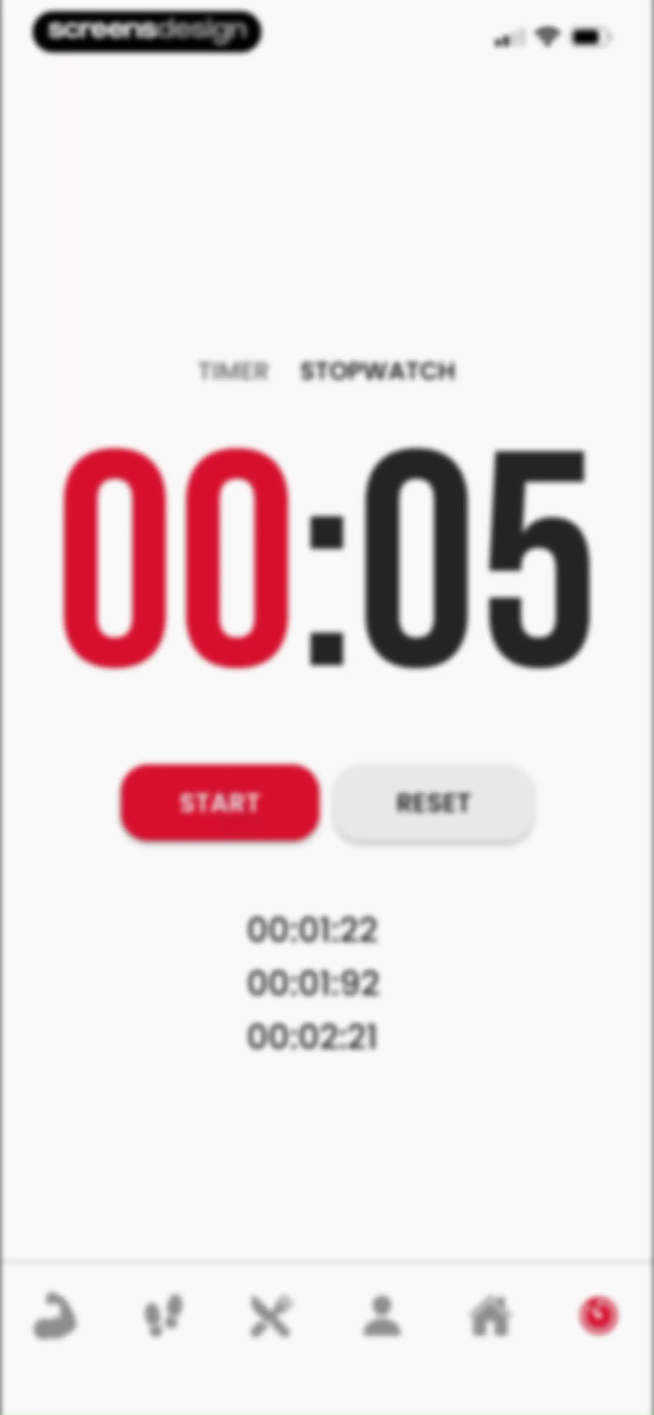 90 Day Challenge screen 94