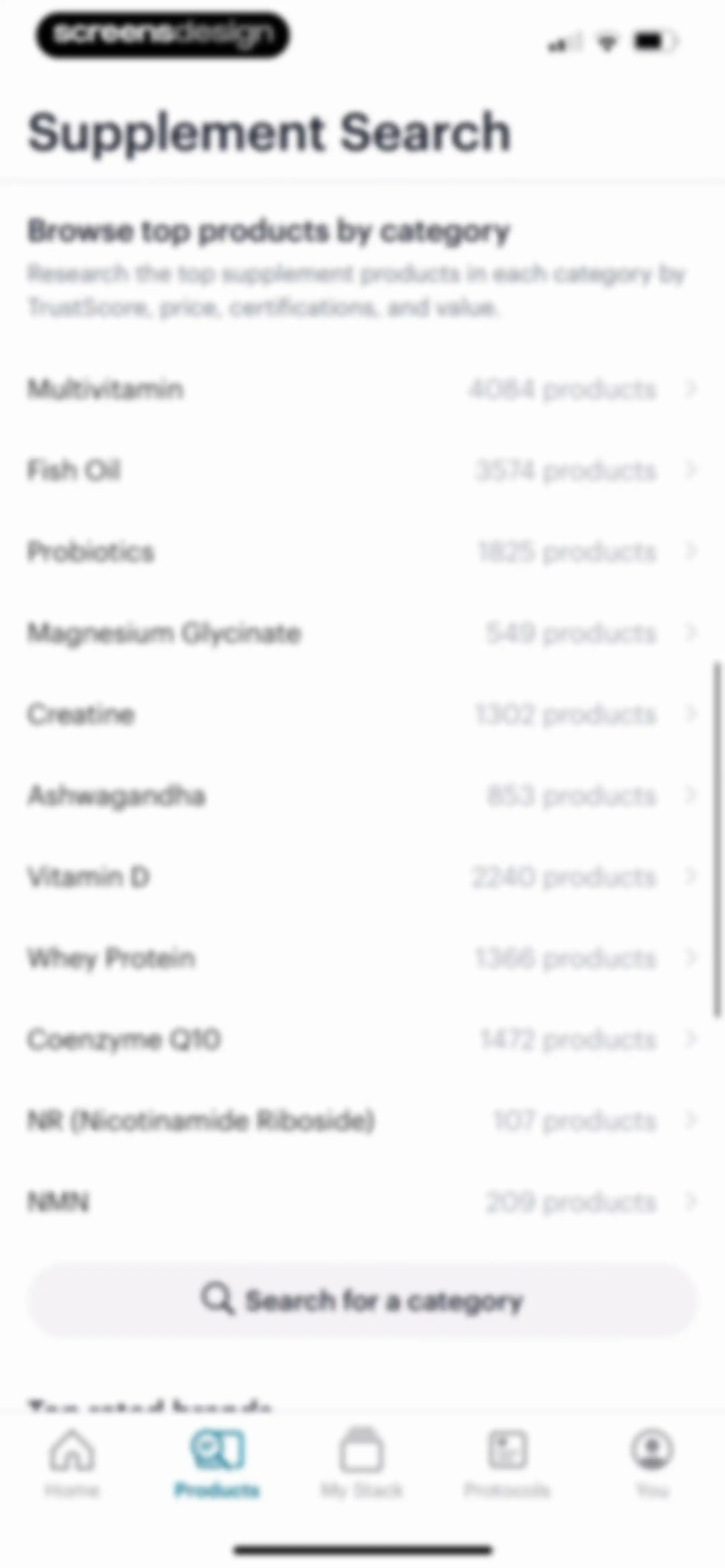 SuppCo: Supplement Scanner screen 149