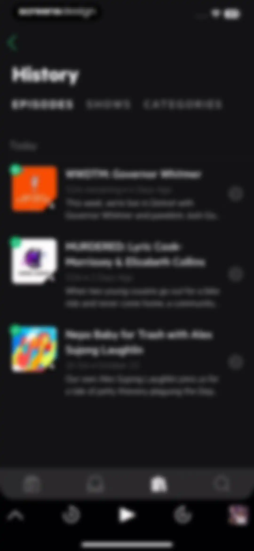 Castro: Podcast App & Player screen 89