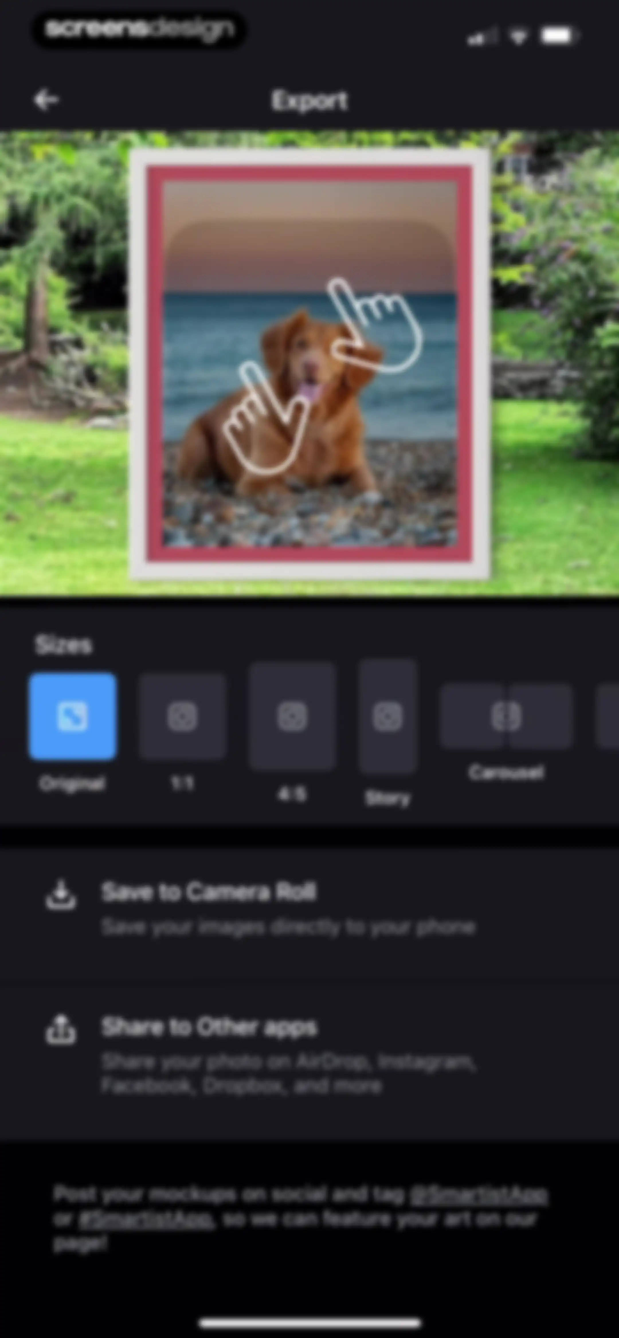 Smartist: Art Preview on Wall screen 79