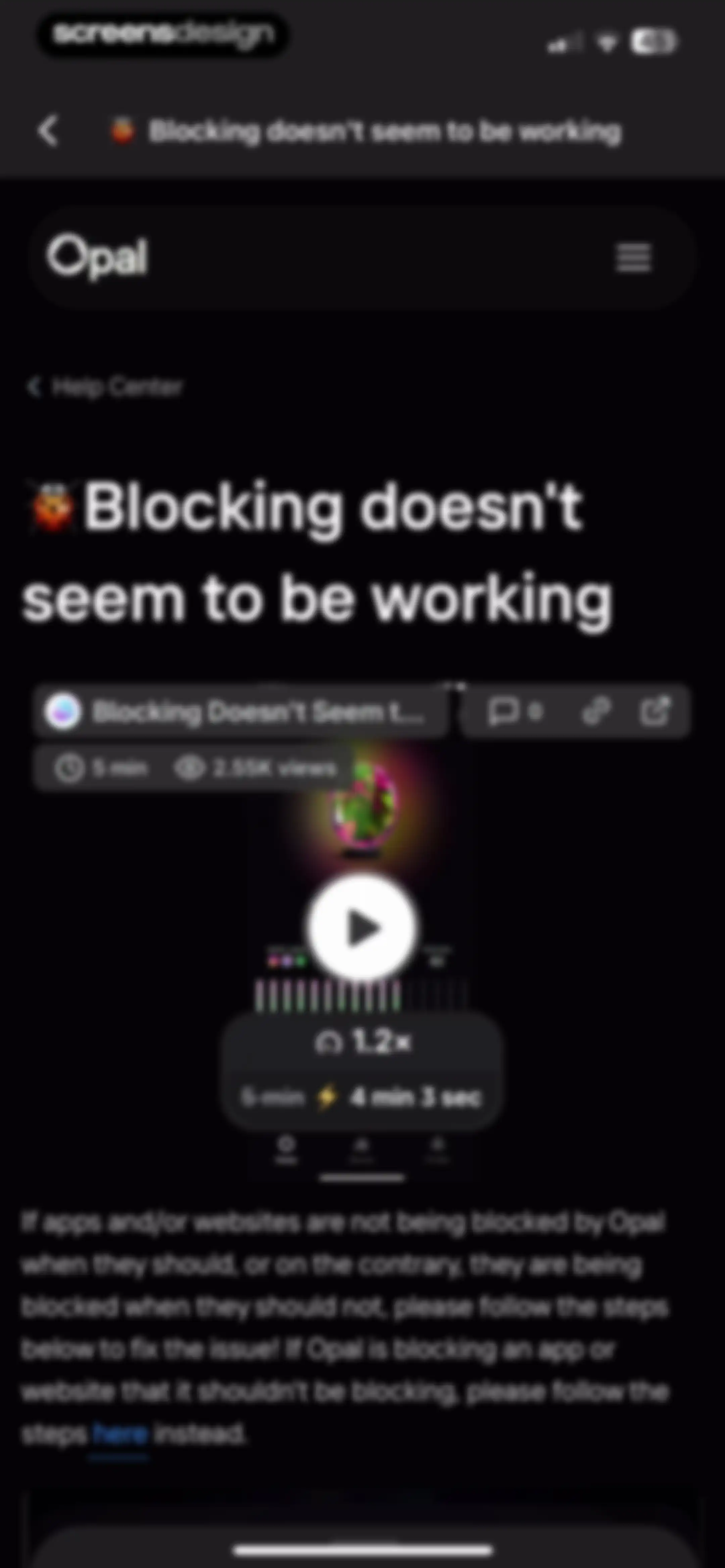 Opal: Screen Time Control screen 90