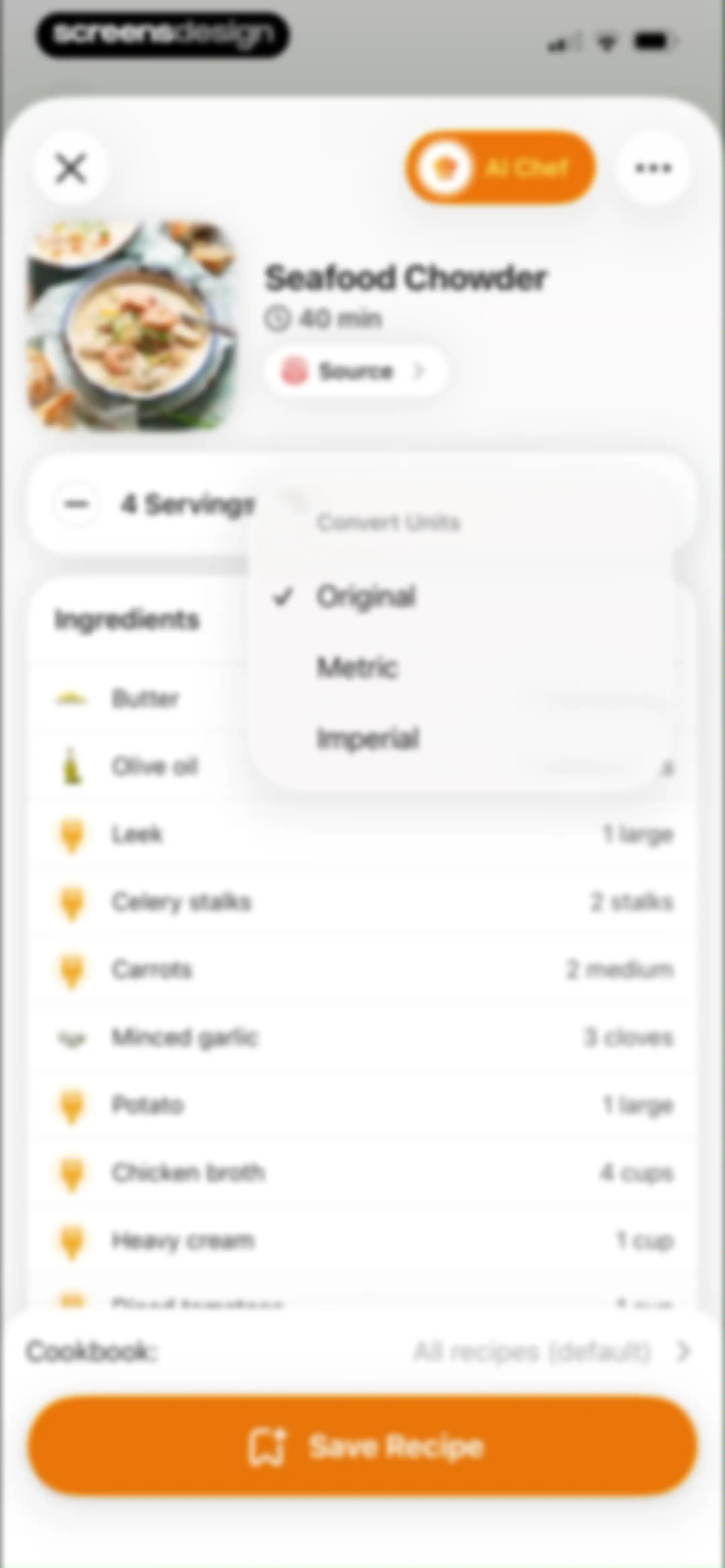 Yoomla・Recipe Keeper & Planner screen 21