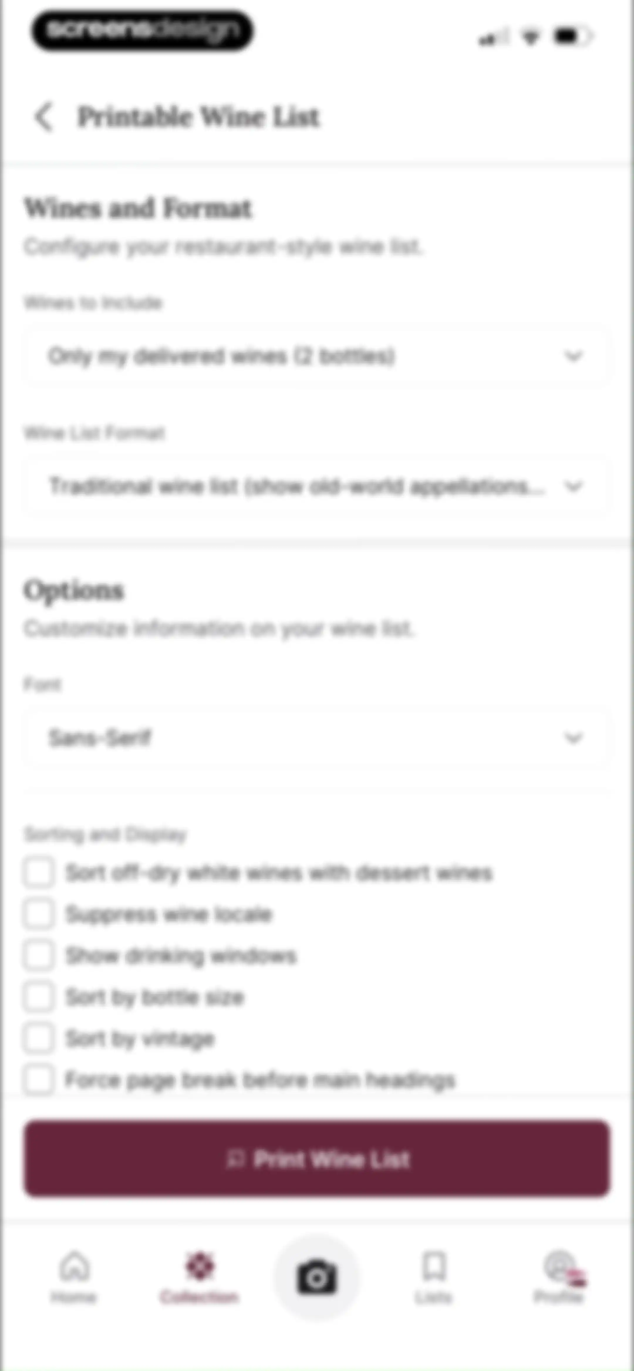 CellarTracker: #1 Wine Tracker screen 117