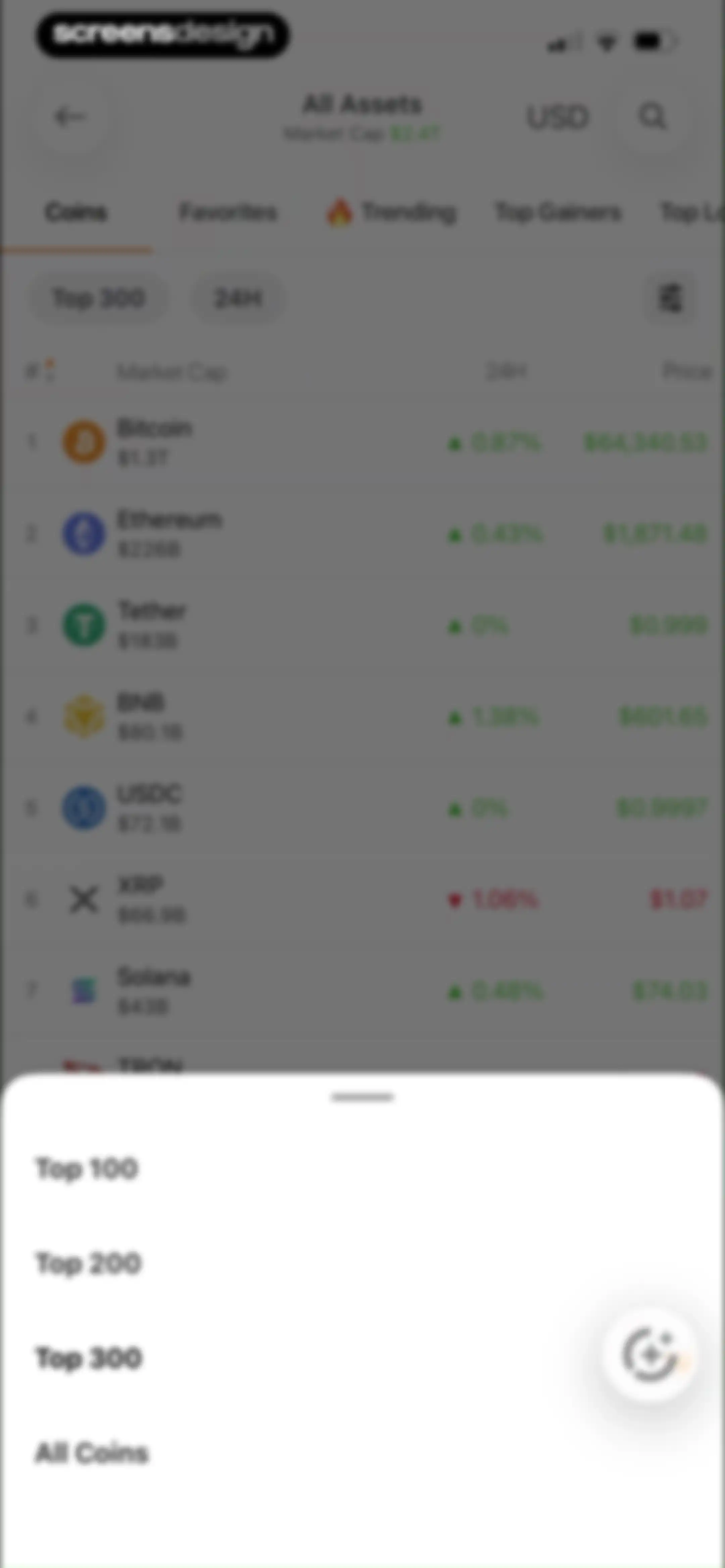 CoinStats: Crypto Portfolio screen 65