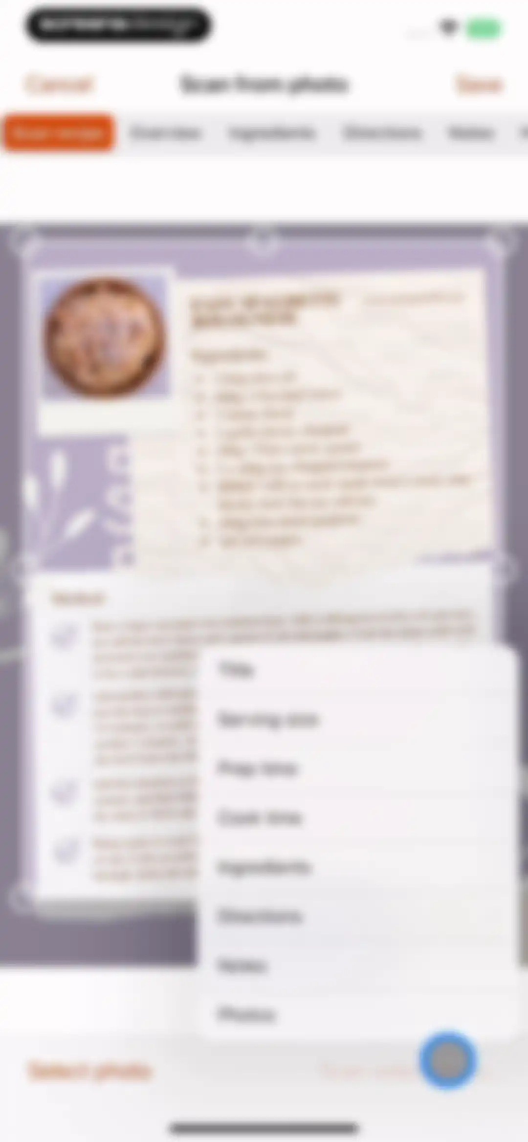 Recipe Keeper screen 13