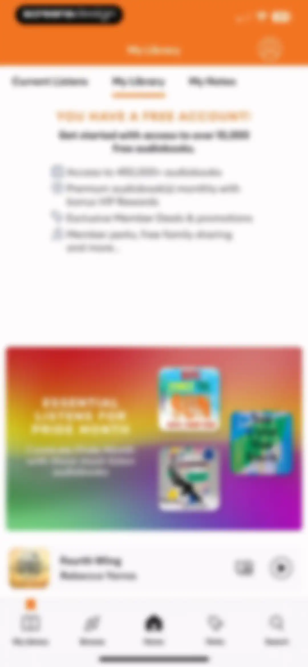 Audiobooks.com: Get audiobooks screen 39
