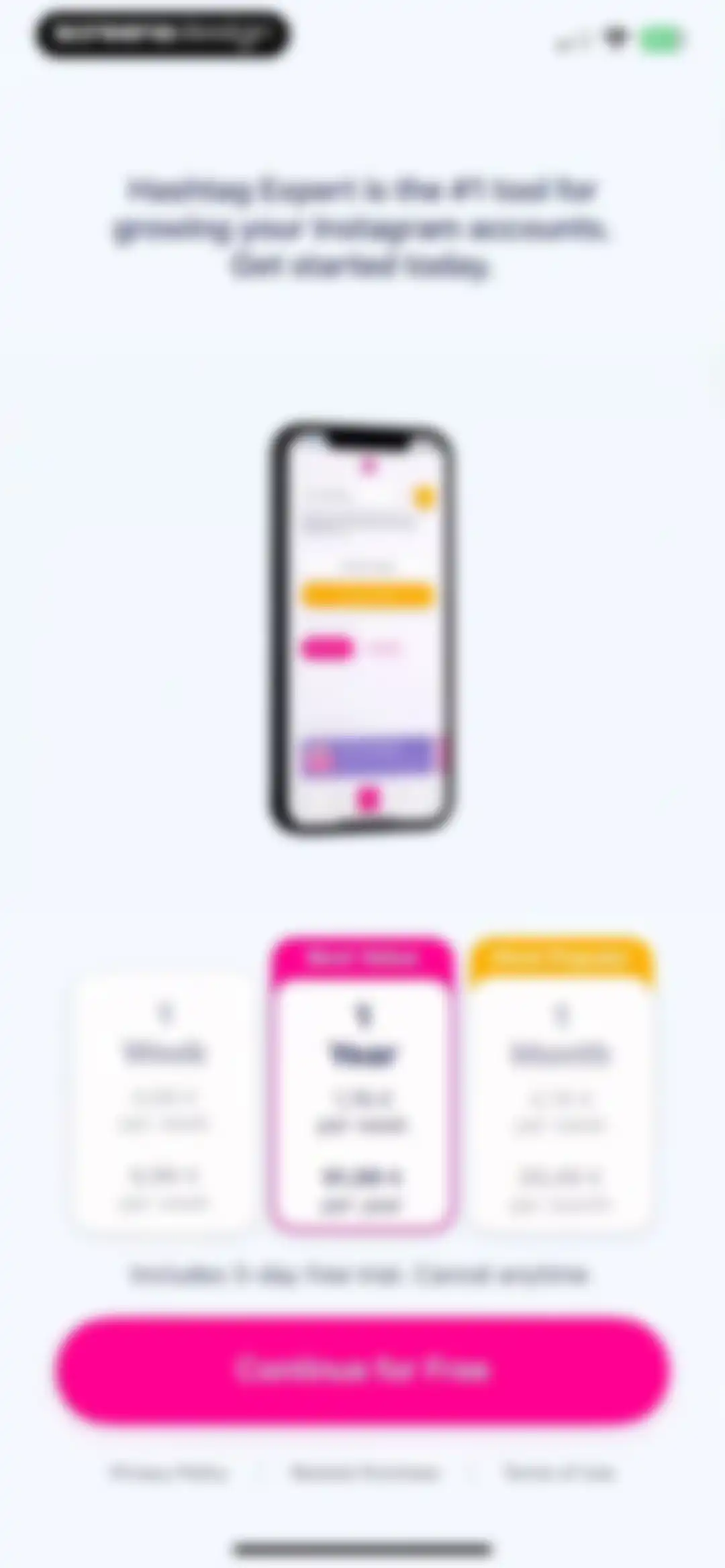 Hashtag Expert: AI Captions screen 2