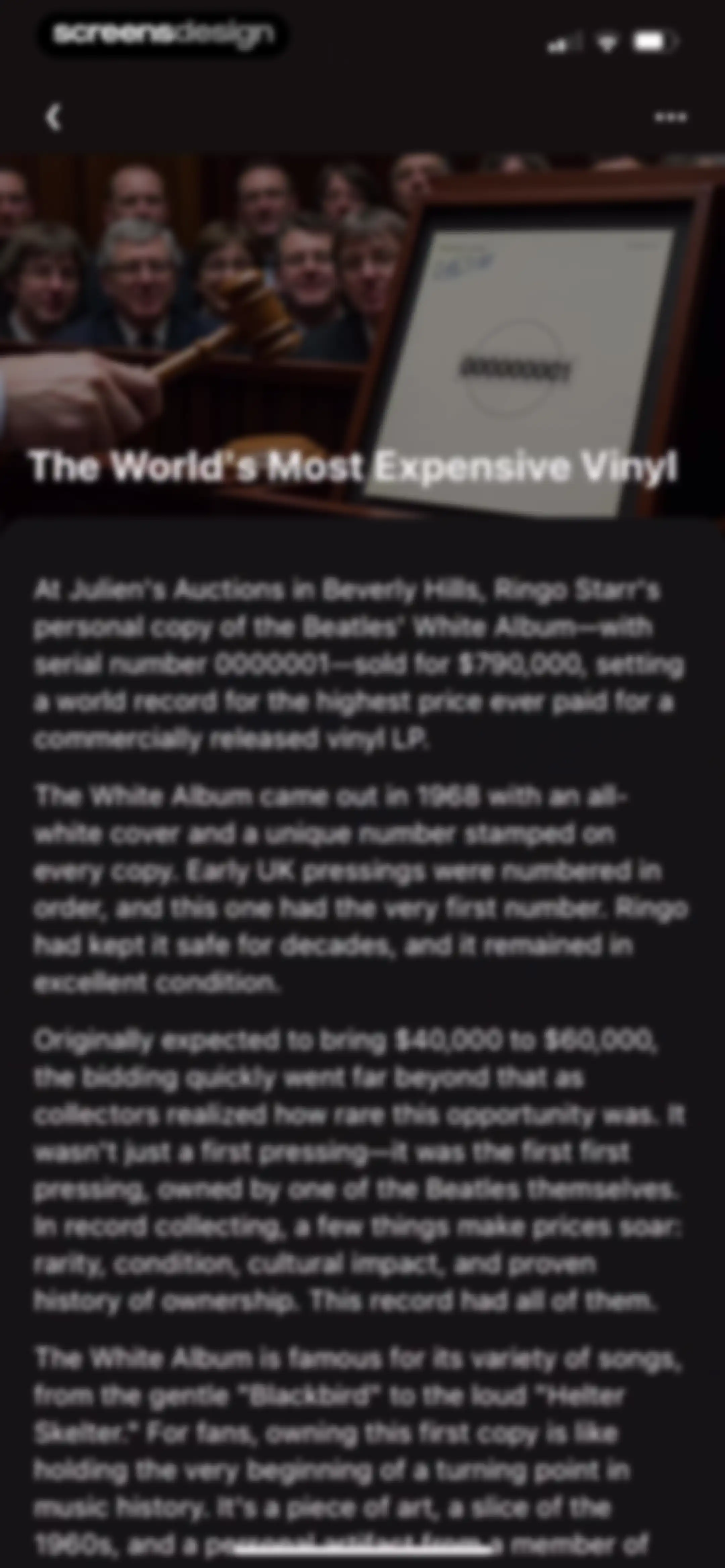 VinylSnap: Scan & Value Record screen 45