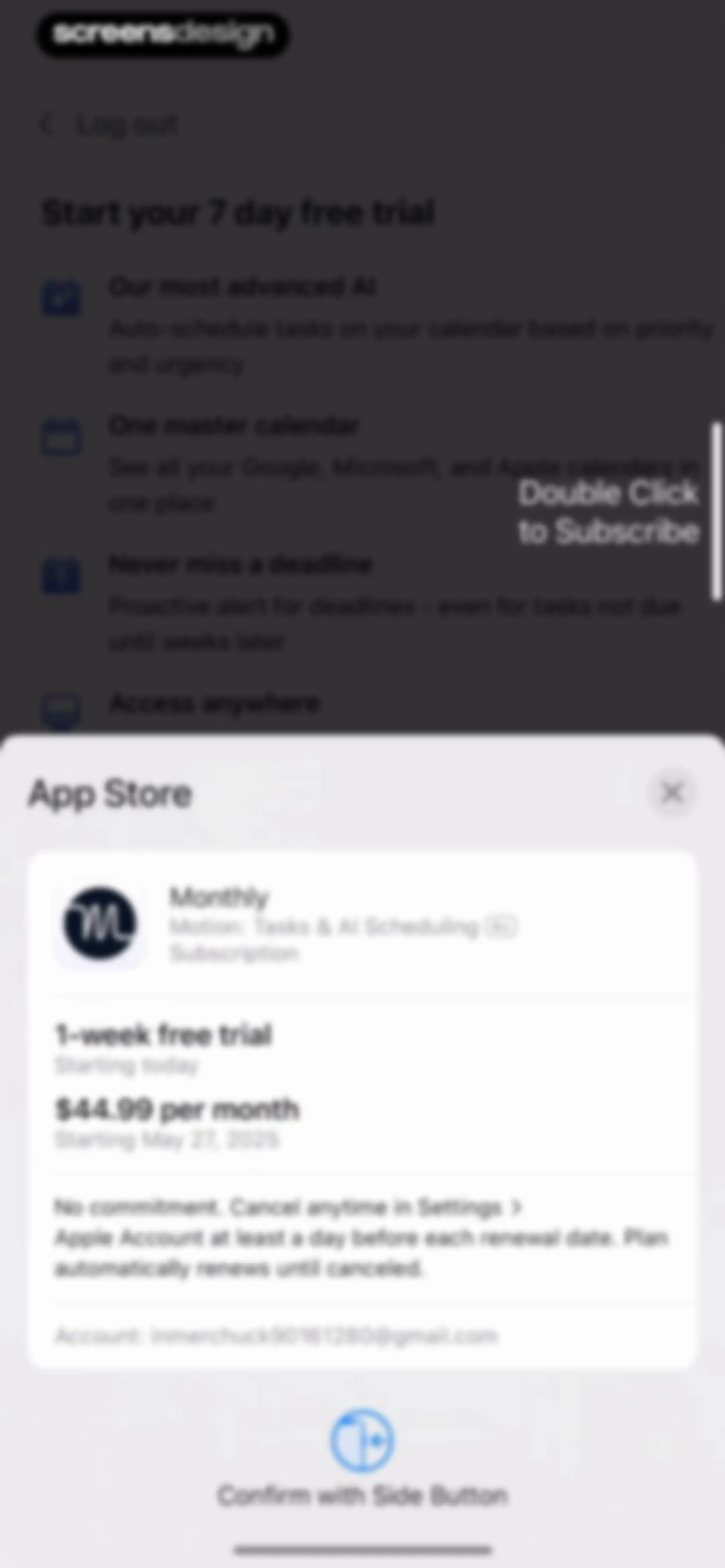 Motion: Tasks & AI Scheduling screen 8