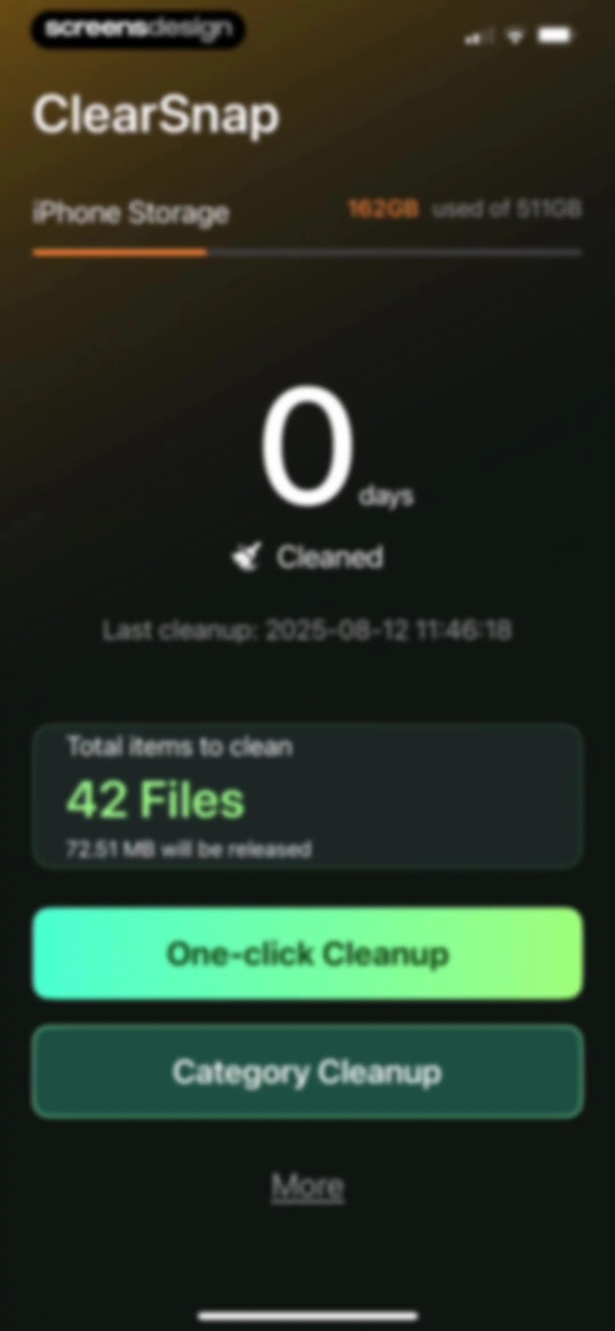 ClearSnap-Clean Up Storage screen 14