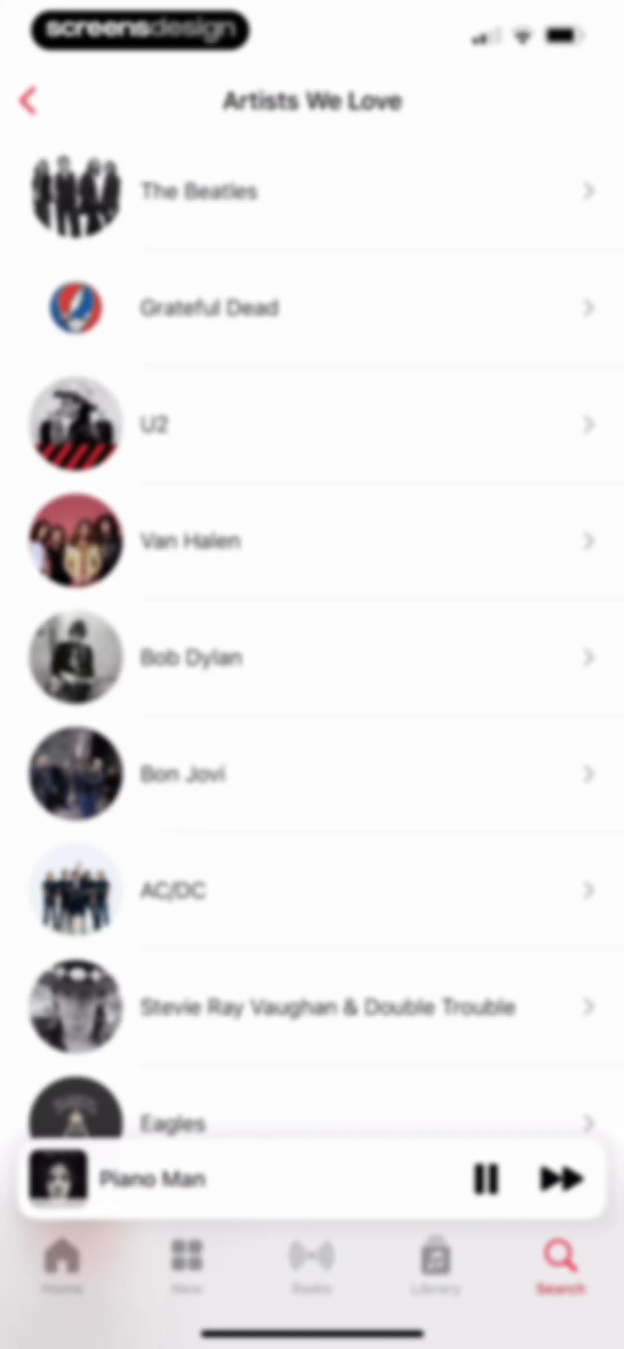 Apple Music screen 141