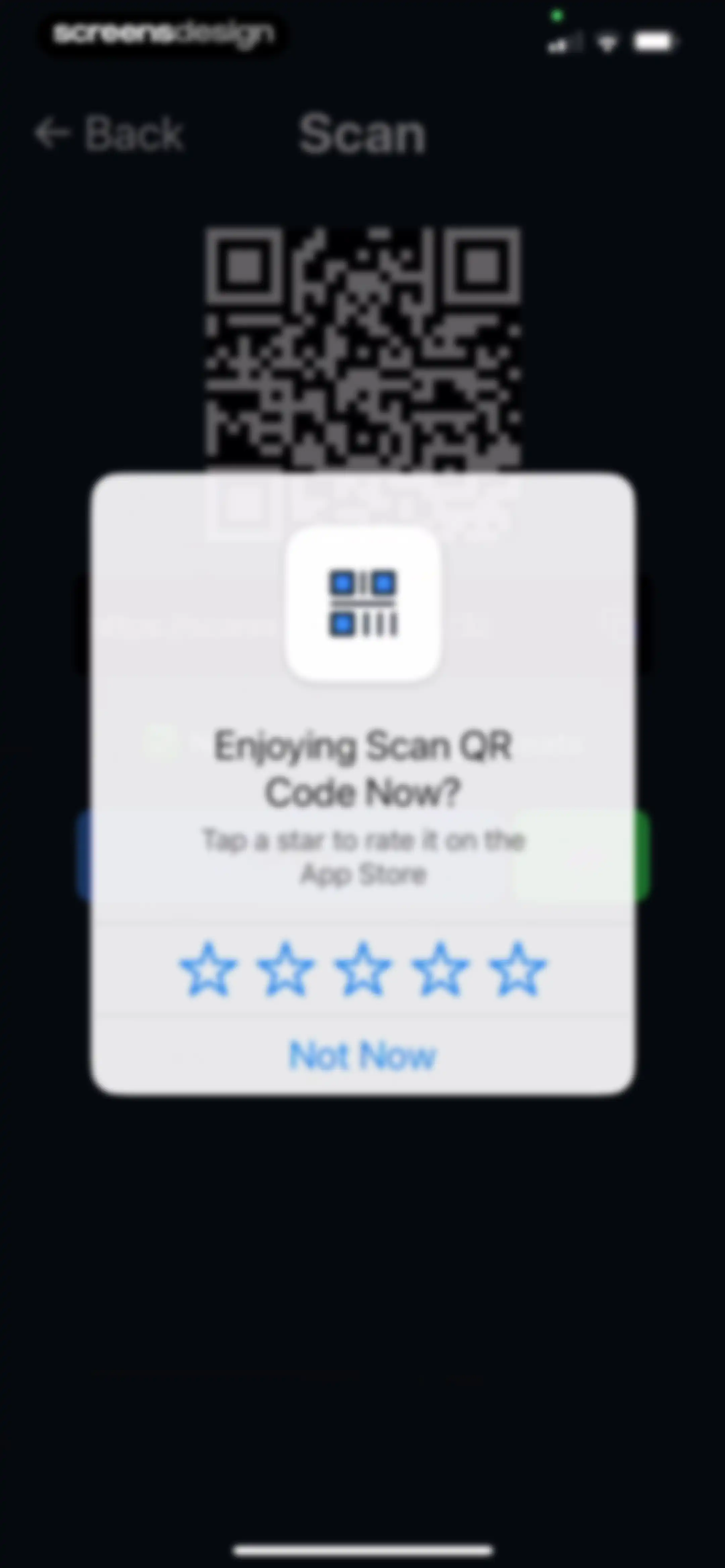 Scan QR Code Now screen 8