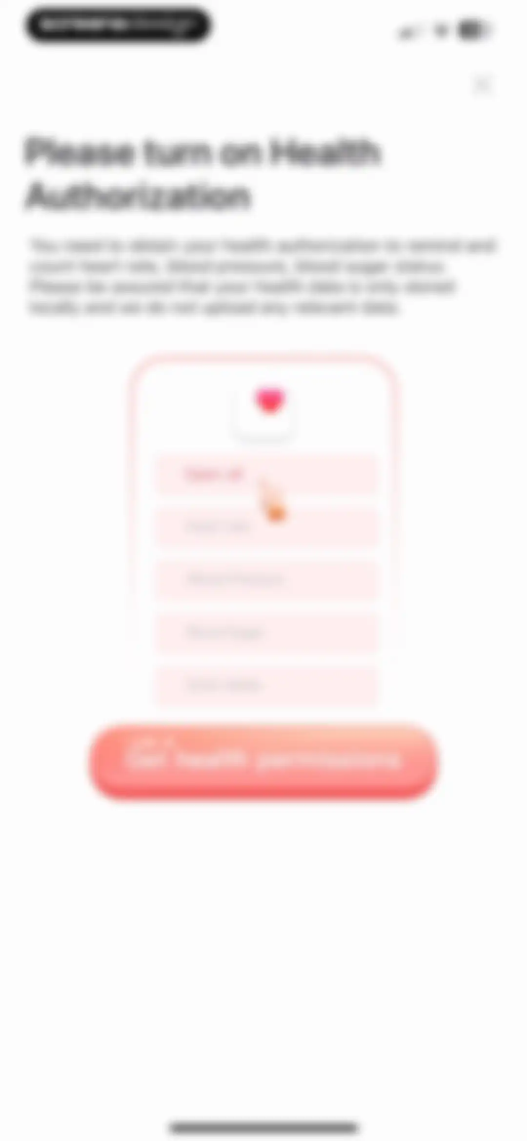 Blood Pressure Level Checker screen 46
