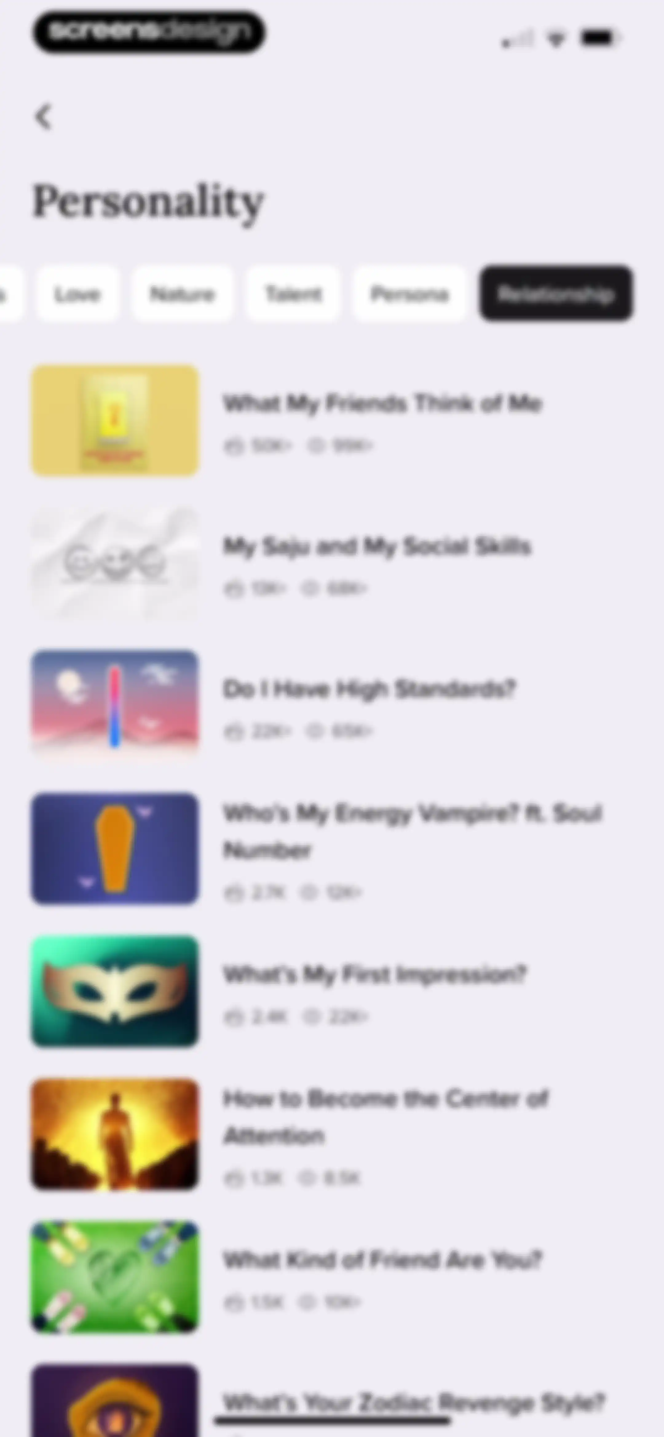 FORCETELLER: Daily Horoscope screen 74