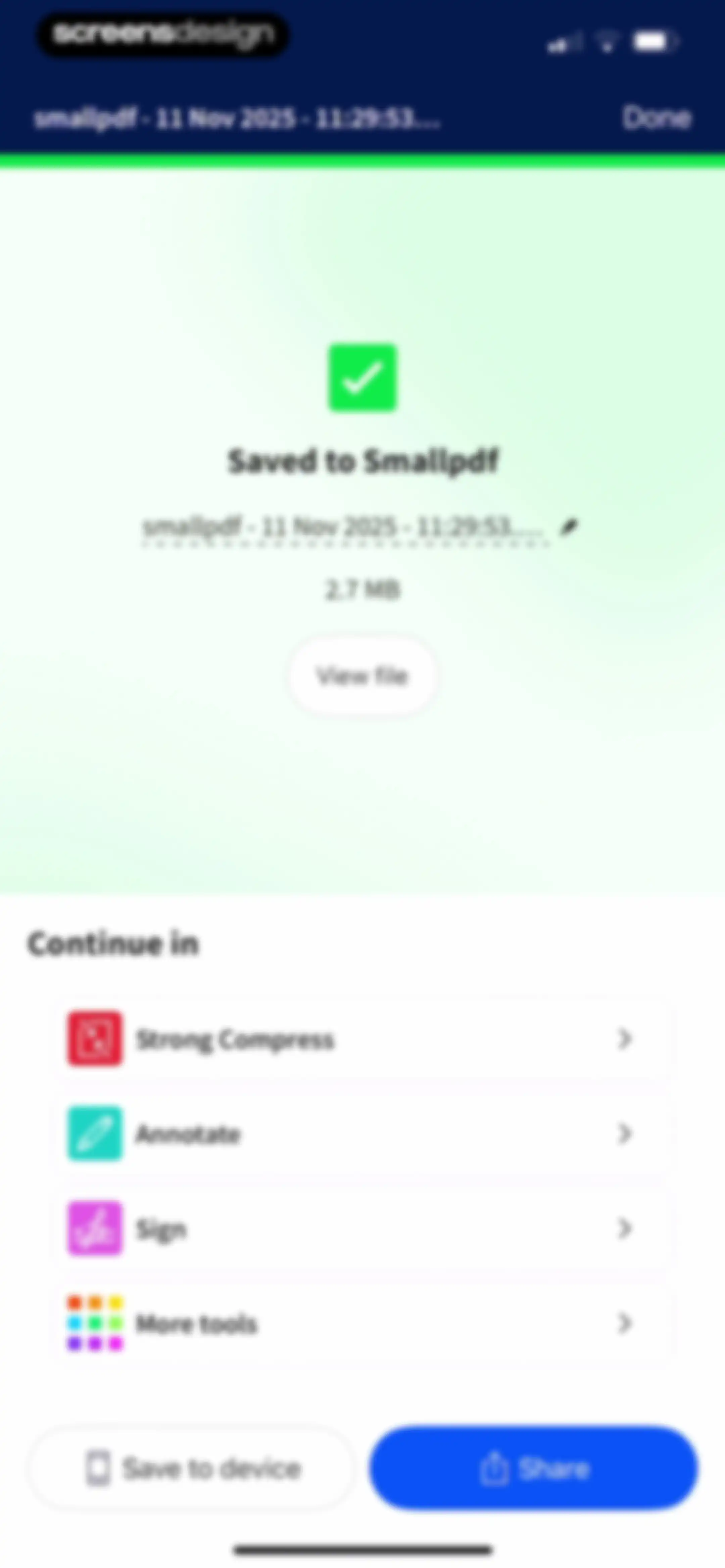 Smallpdf: Scanner & PDF Editor screen 84