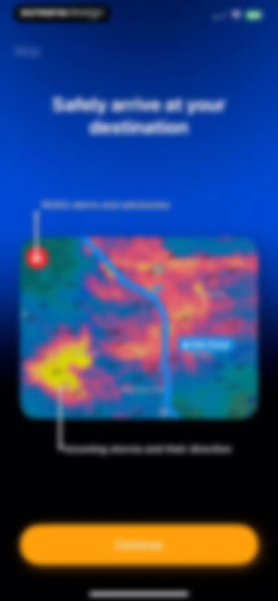 Weather on the Way screen 3