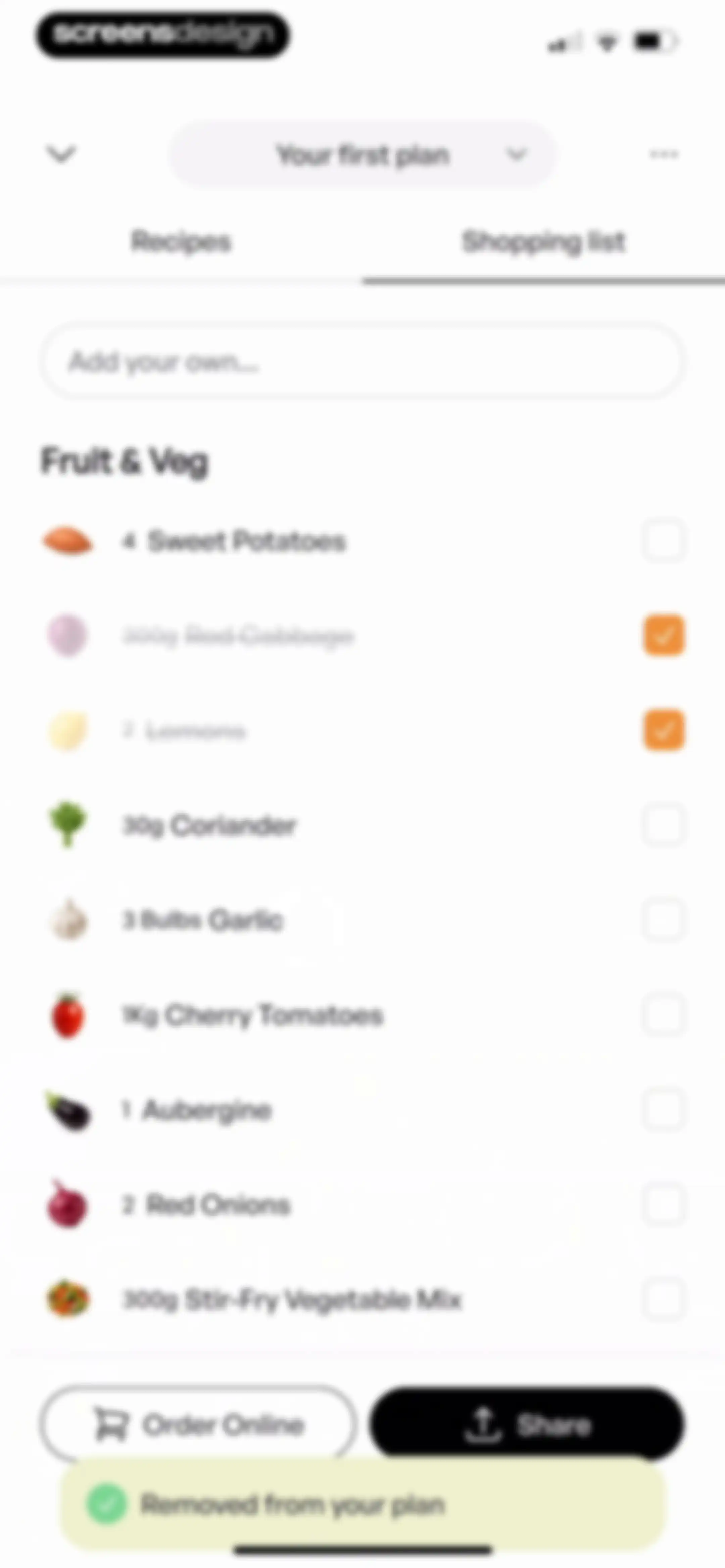 Mob: Meal Planner and Recipes screen 34