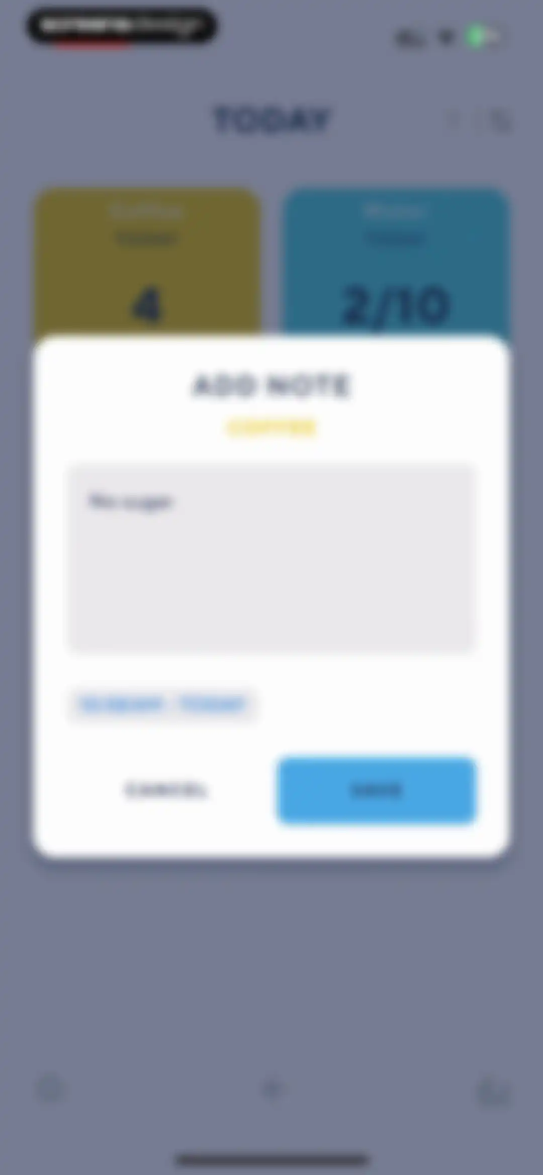 Tally: The Anything Tracker screen 48