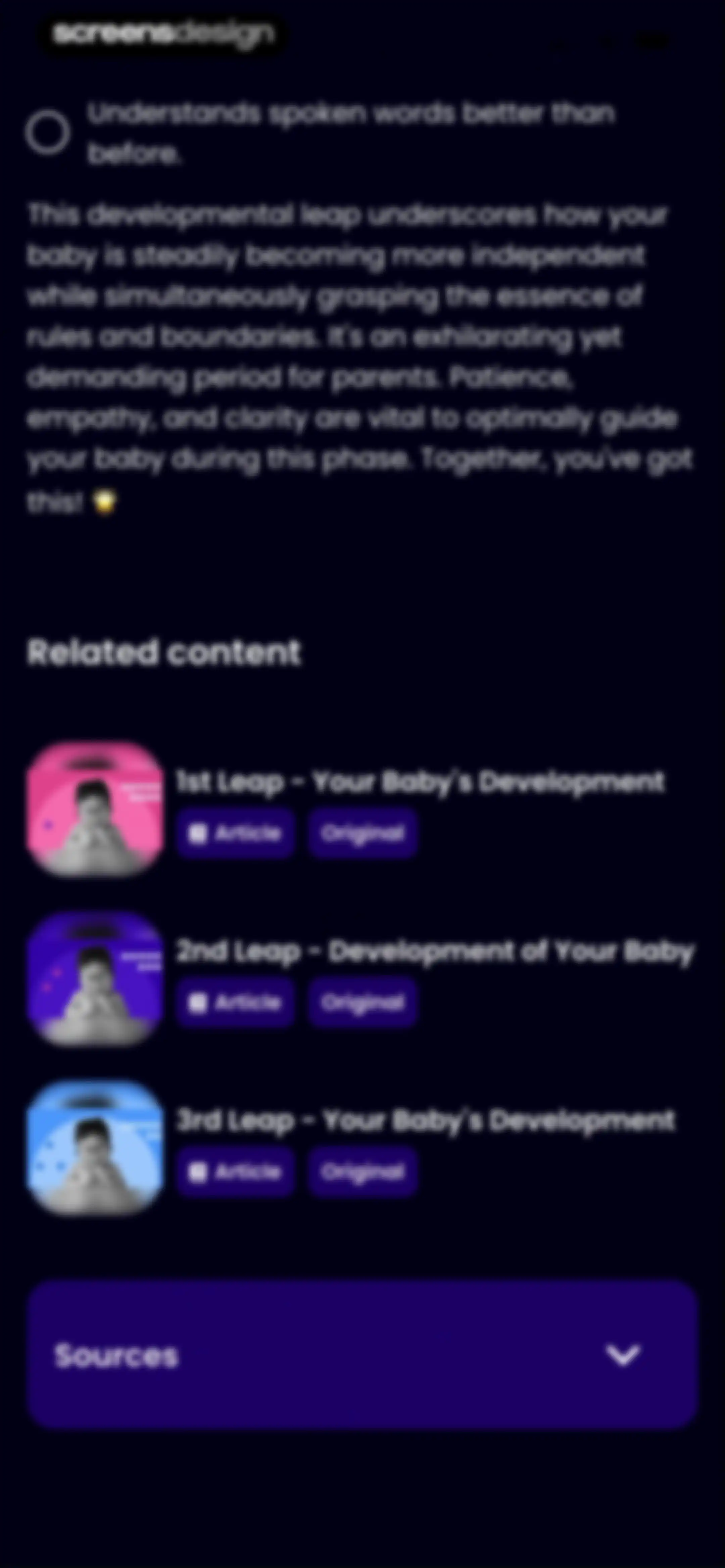 Happy Baby - Sleep & Tracker screen 77