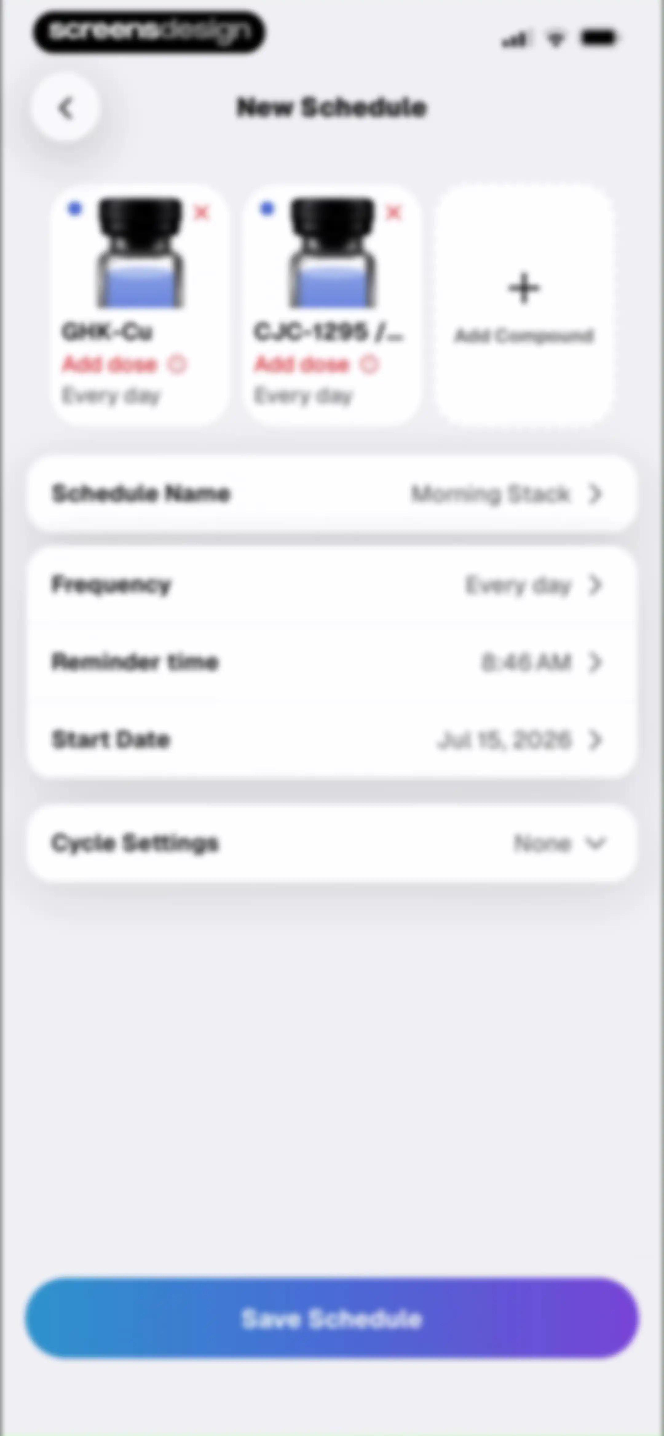 Pep AI: Peptide GLP-1 Tracker screen 48