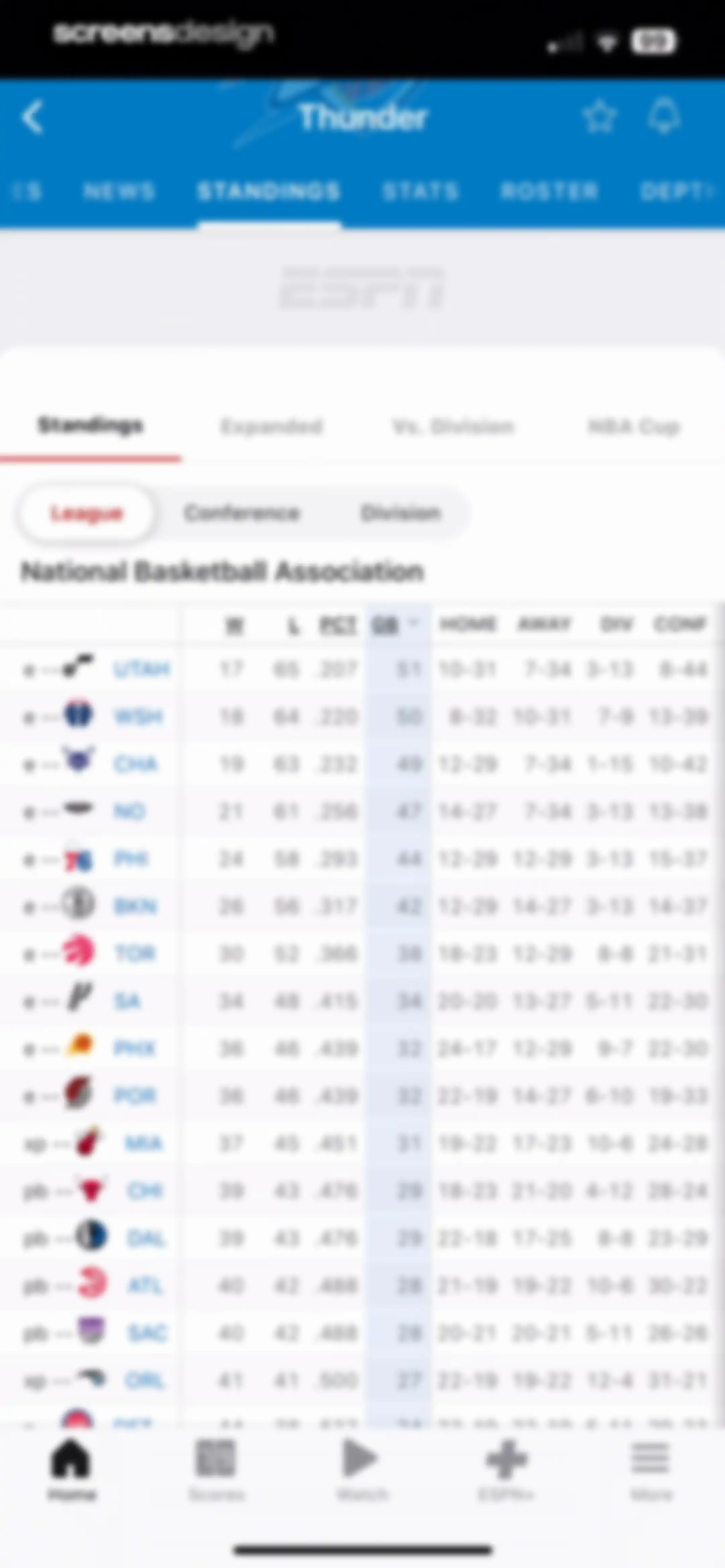 ESPN: Live Sports & Scores screen 40