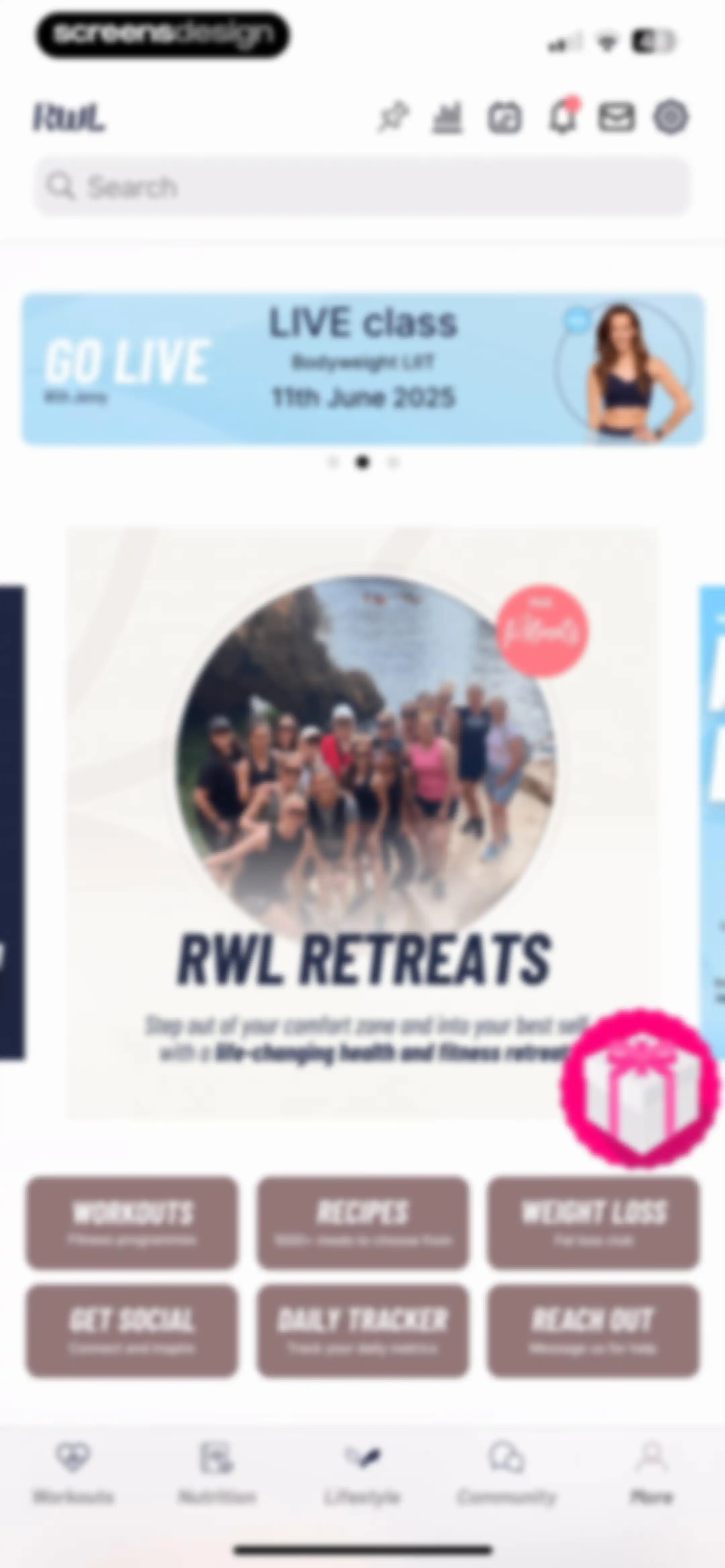Results Wellness Lifestyle screen 129