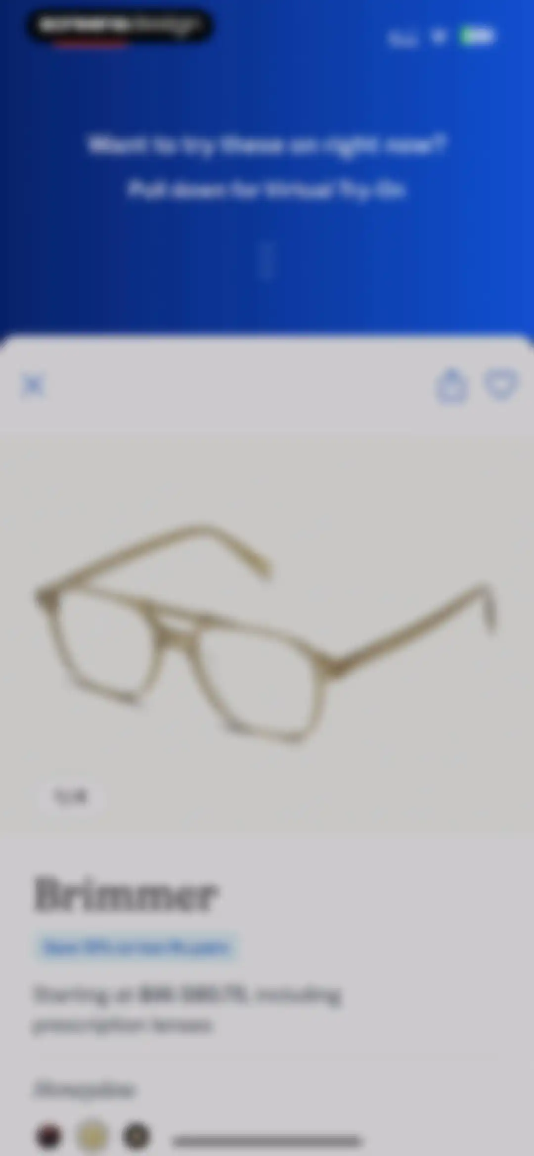 Warby Parker screen 5
