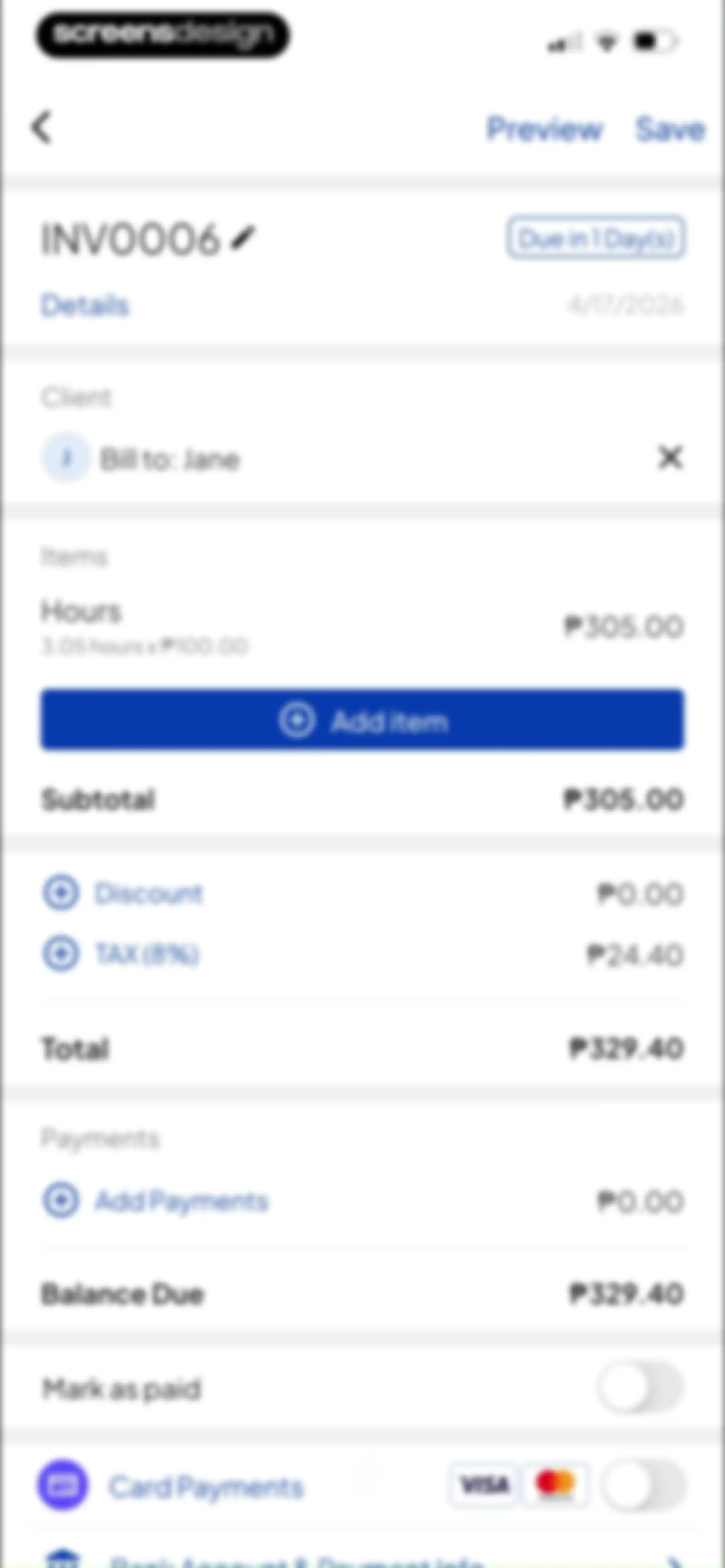 Invoice Maker - Invoice Fly screen 147