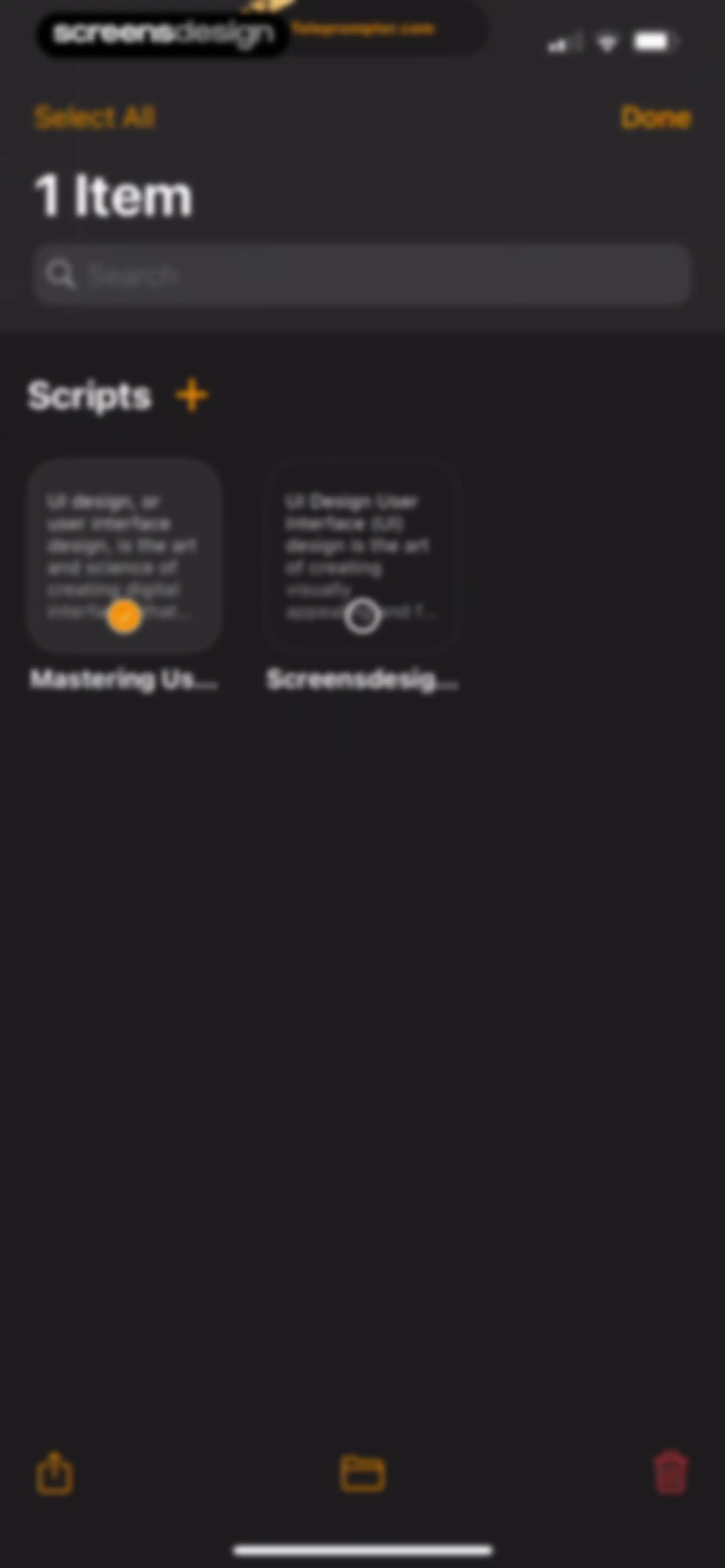 Teleprompter.com screen 111