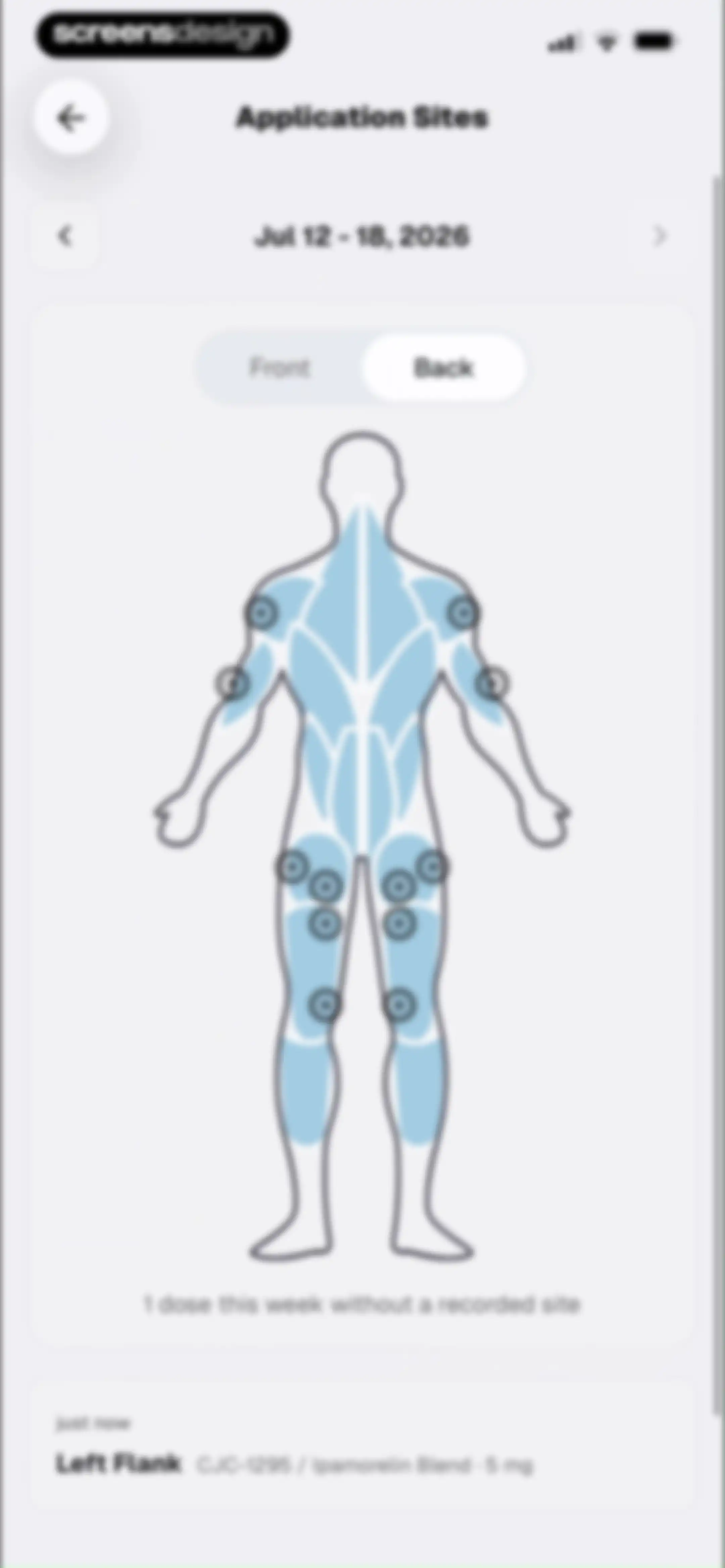 Pep AI: Peptide GLP-1 Tracker screen 90