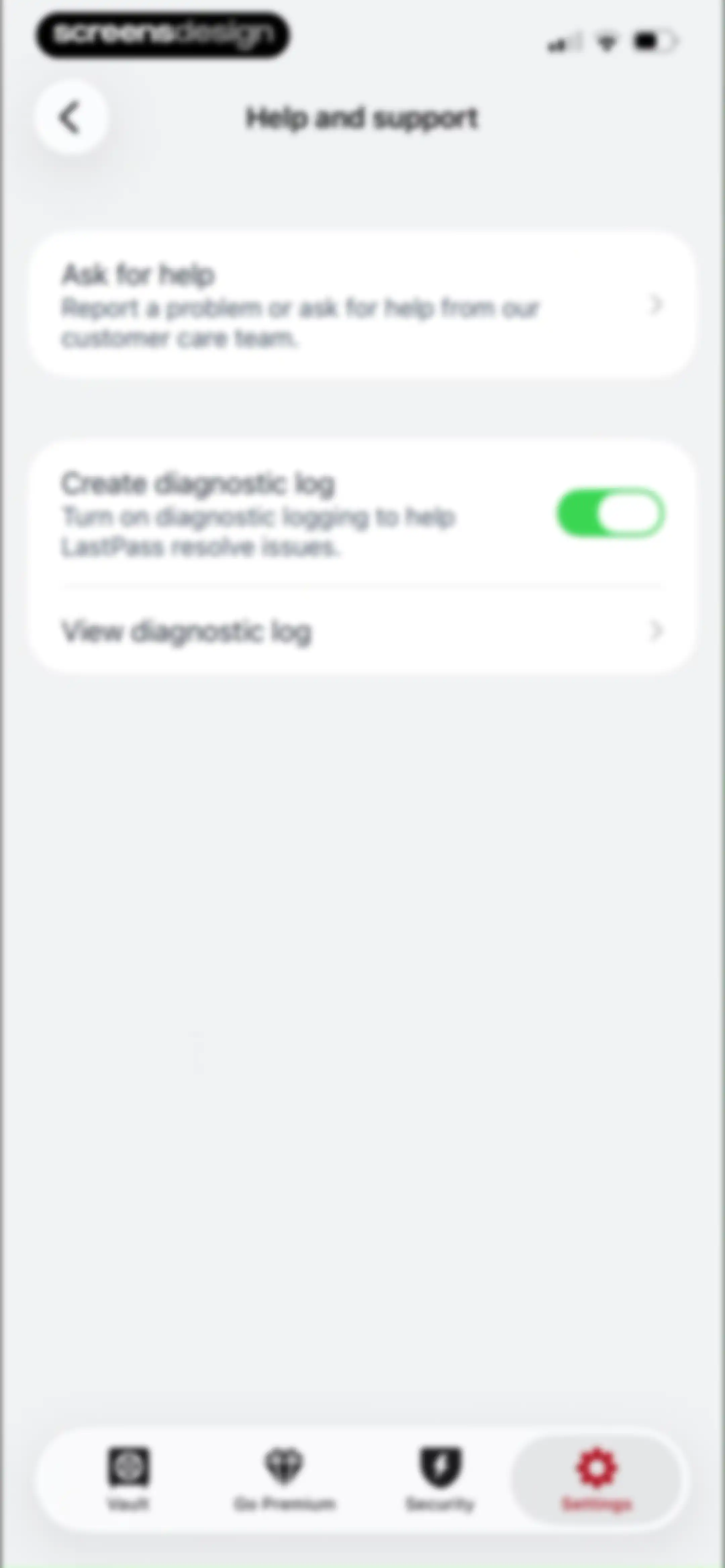 LastPass Password Manager screen 91