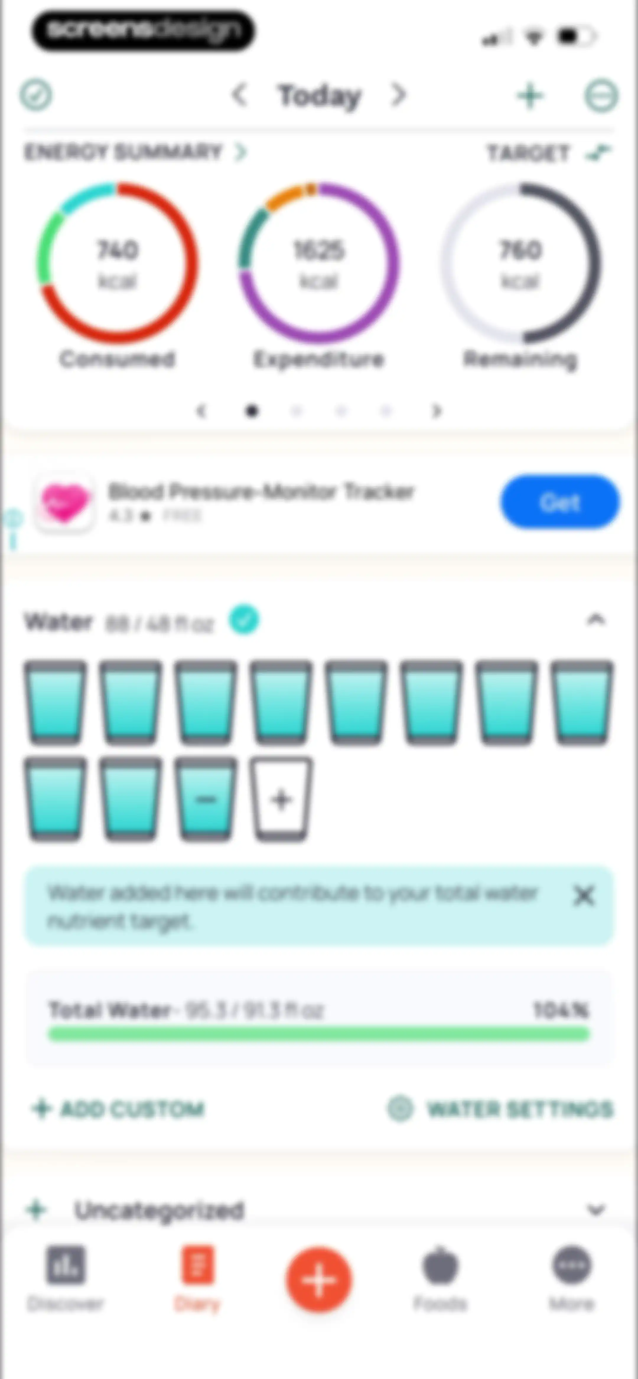 Cronometer: Calorie Counter screen 104